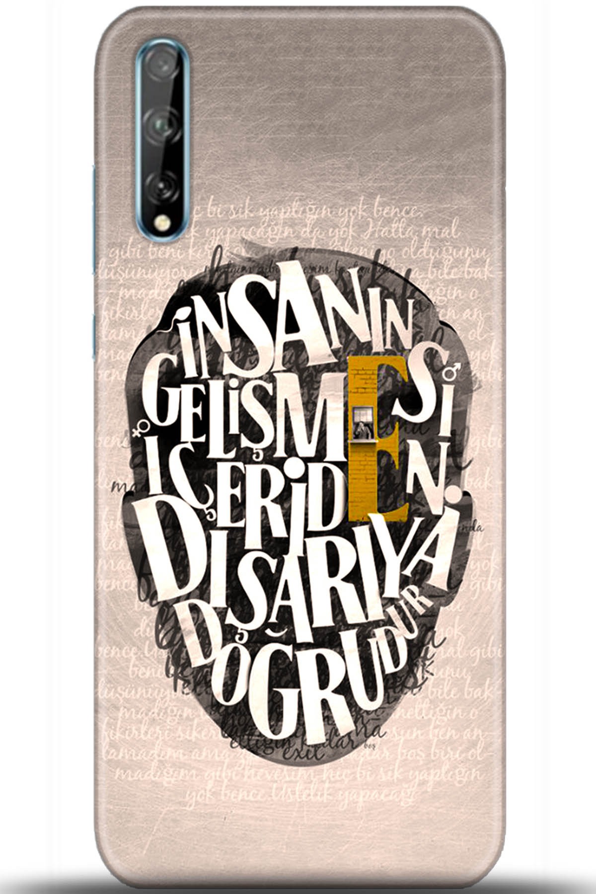 Huawei Y8P Uyumlu Kılıf HD Baskılı Kılıf - Followed Institution 5587