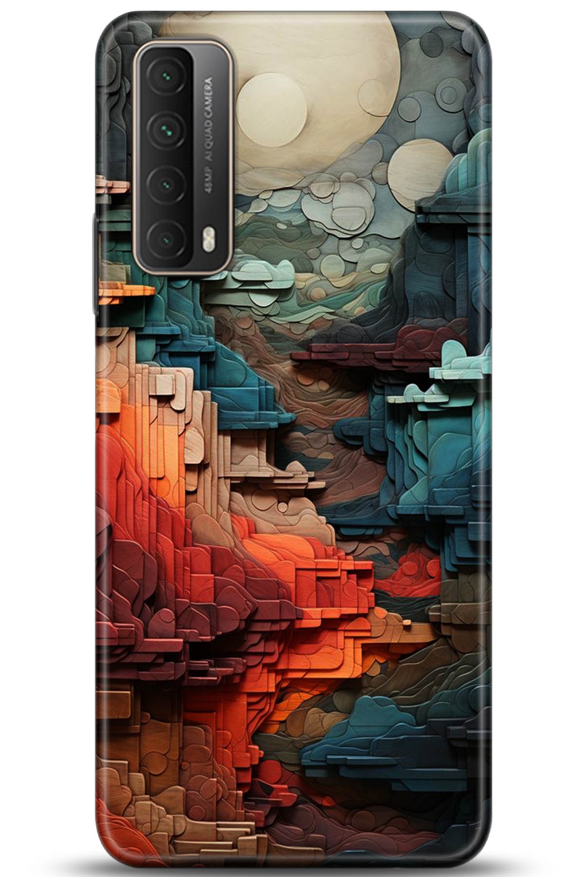 Huawei P Smart 2021 Uyumlu Kılıf HD Baskılı Kılıf - Followed Institution 5218