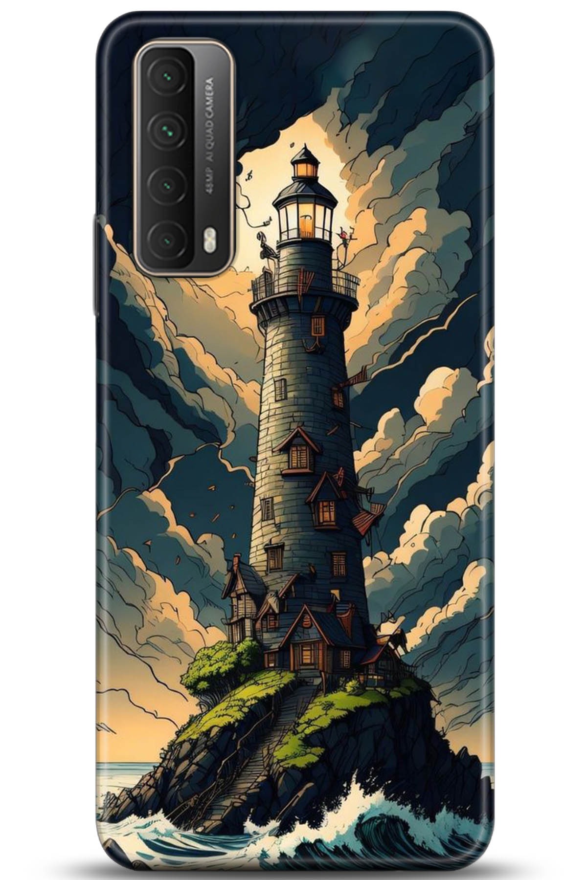 Huawei P Smart 2021 Uyumlu Kılıf HD Baskılı Kılıf - Followed Institution 5236