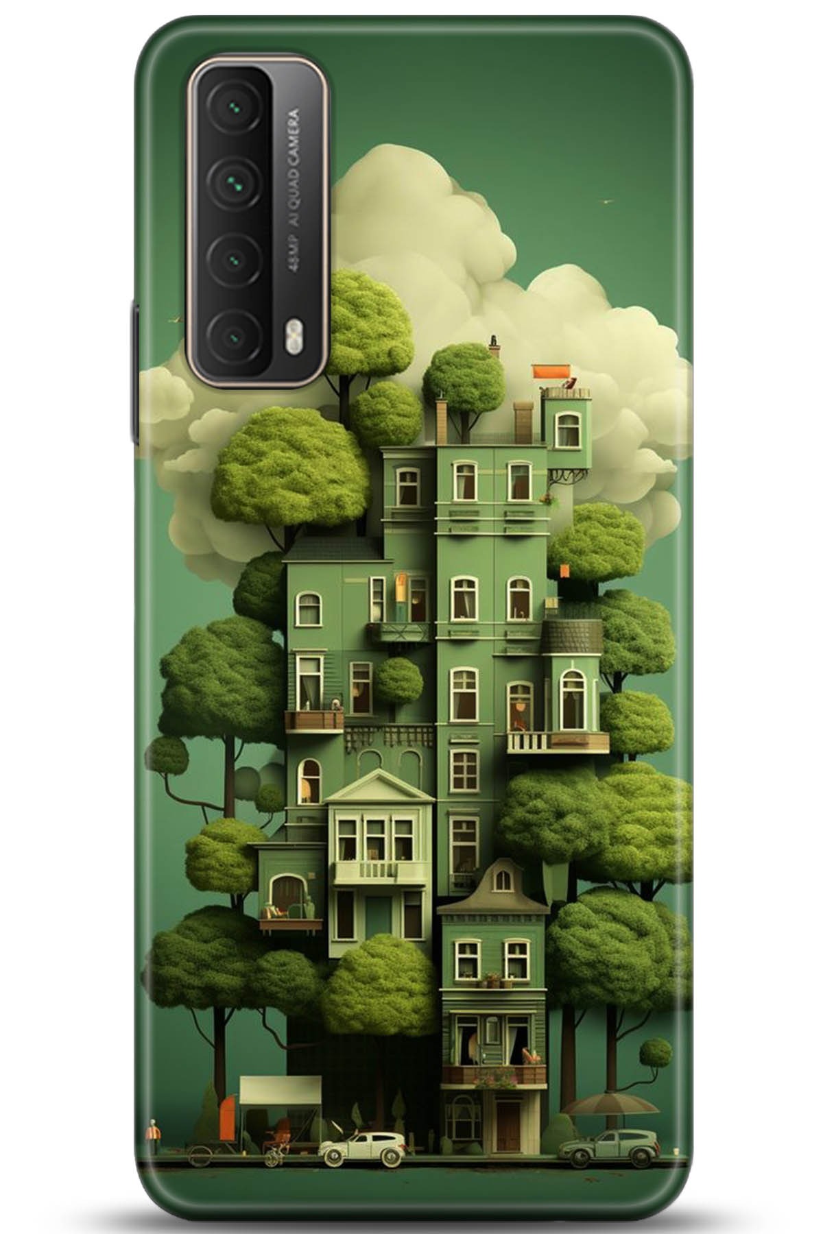 Huawei P Smart 2021 Uyumlu Kılıf HD Baskılı Kılıf - Followed Institution 5273