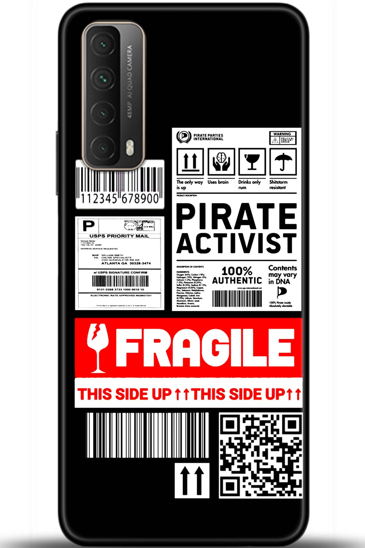 Huawei P Smart 2021 Uyumlu Kılıf HD Baskılı Kılıf - Followed Institution 5447