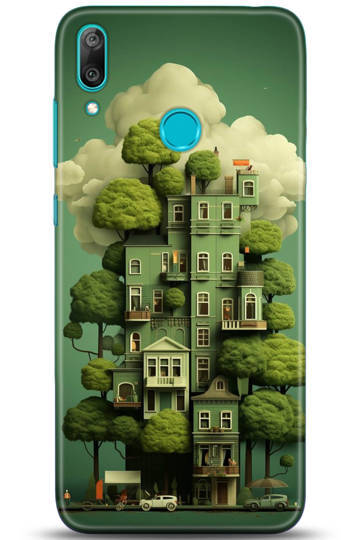 Huawei Y7 2019 Uyumlu Kılıf HD Baskılı Kılıf - Followed Institution 5273