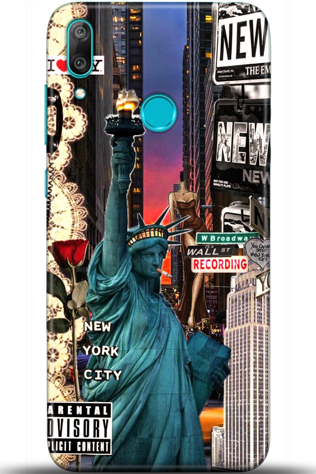 Huawei Y7 2019 Uyumlu Kılıf HD Baskılı Kılıf - Followed Institution 5618