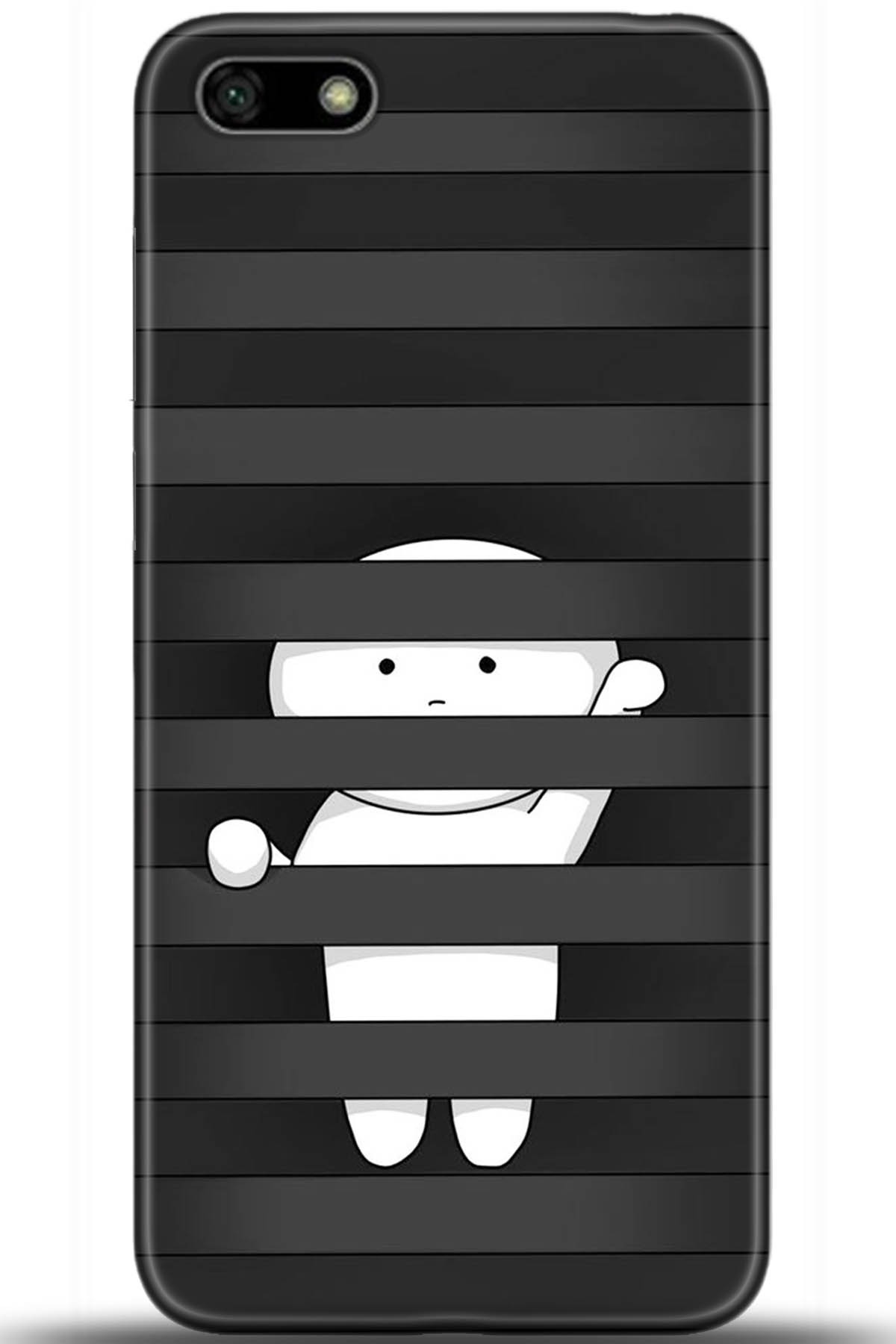 Huawei Y5 2018 Uyumlu Kılıf HD Baskılı Kılıf - Followed Institution 5478