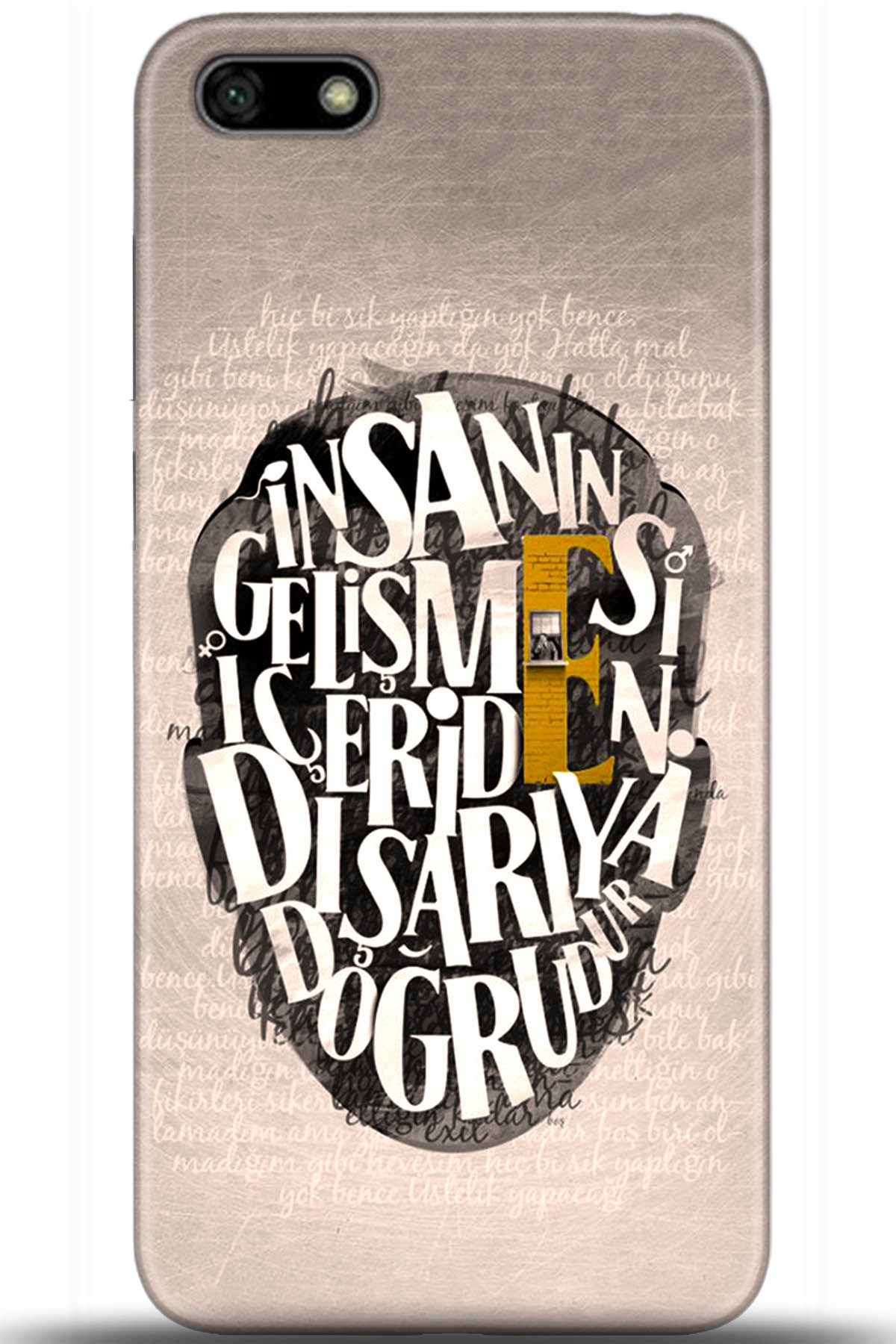 Huawei Y5 2018 Uyumlu Kılıf HD Baskılı Kılıf - Followed Institution 5587