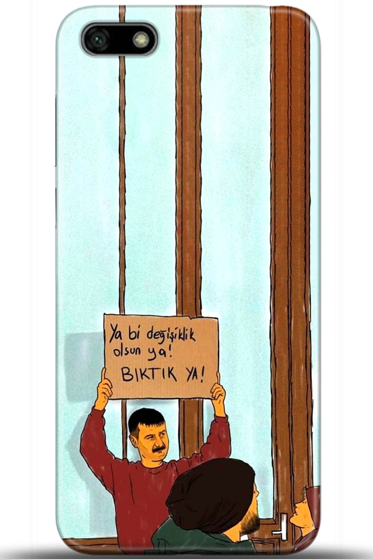 Huawei Y5 2018 Uyumlu Kılıf HD Baskılı Kılıf - Followed Institution 5594