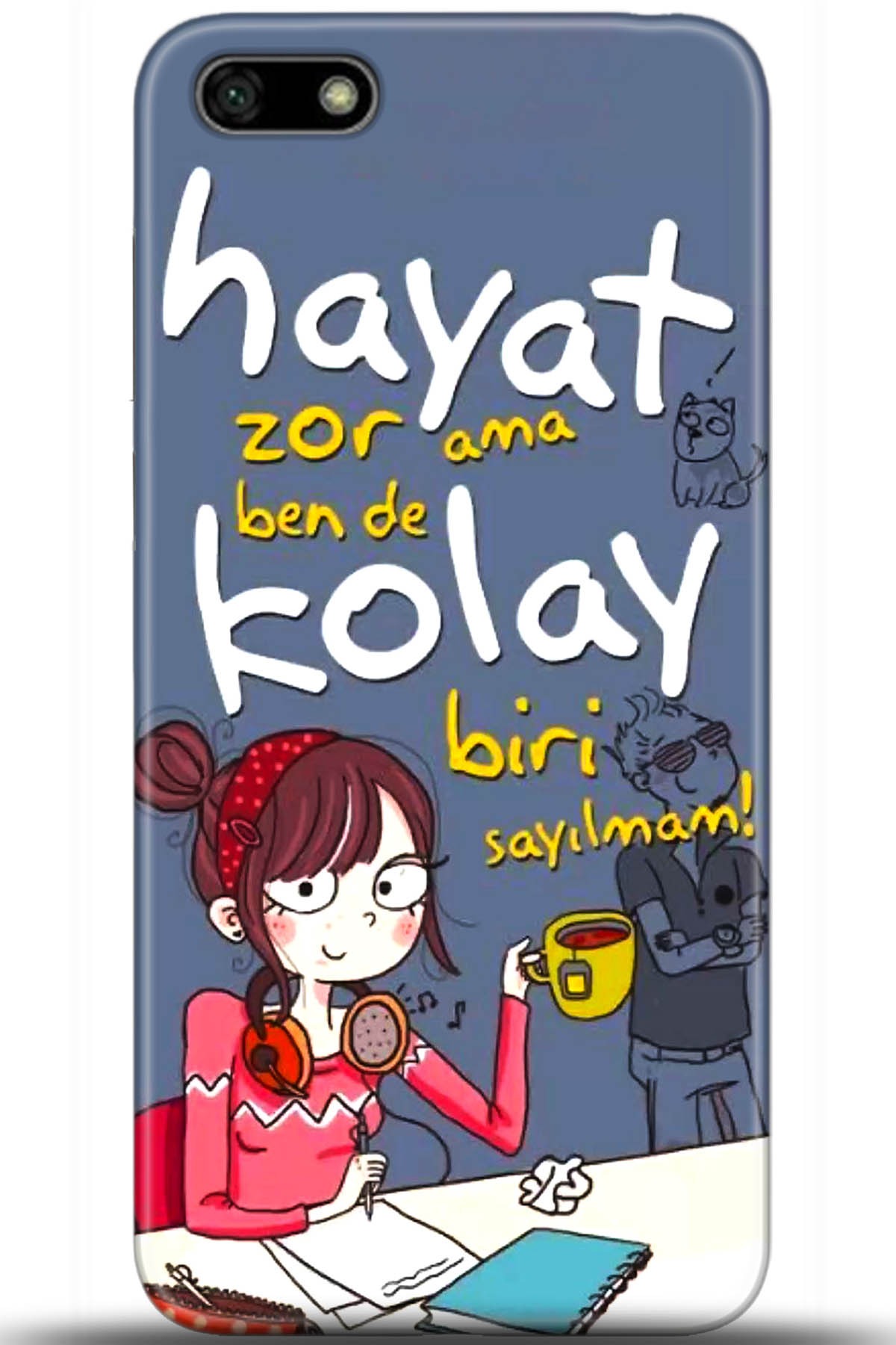 Huawei Y5 2018 Uyumlu Kılıf HD Baskılı Kılıf - Followed Institution 5686