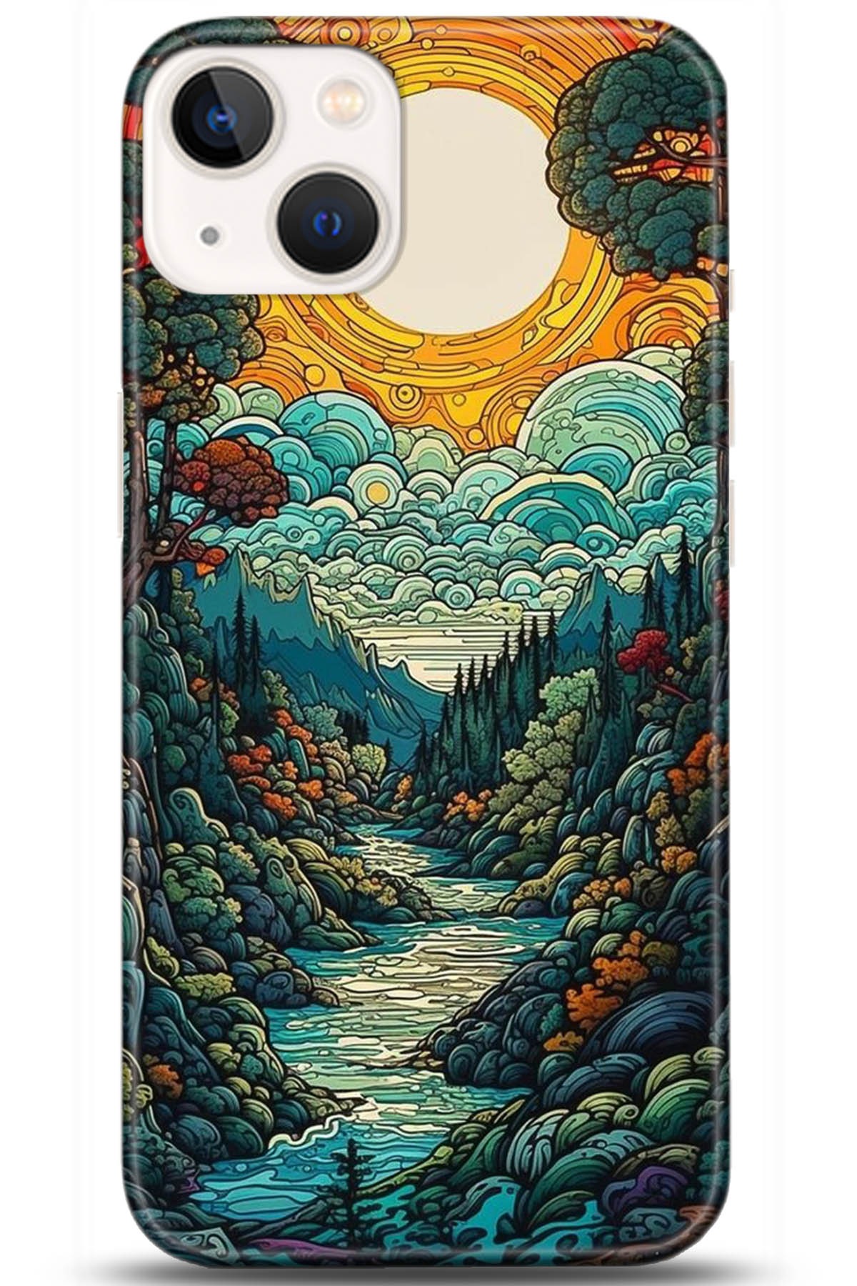 Apple iPhone 13 Kılıf HD Baskılı Kılıf - Followed Institution 5198