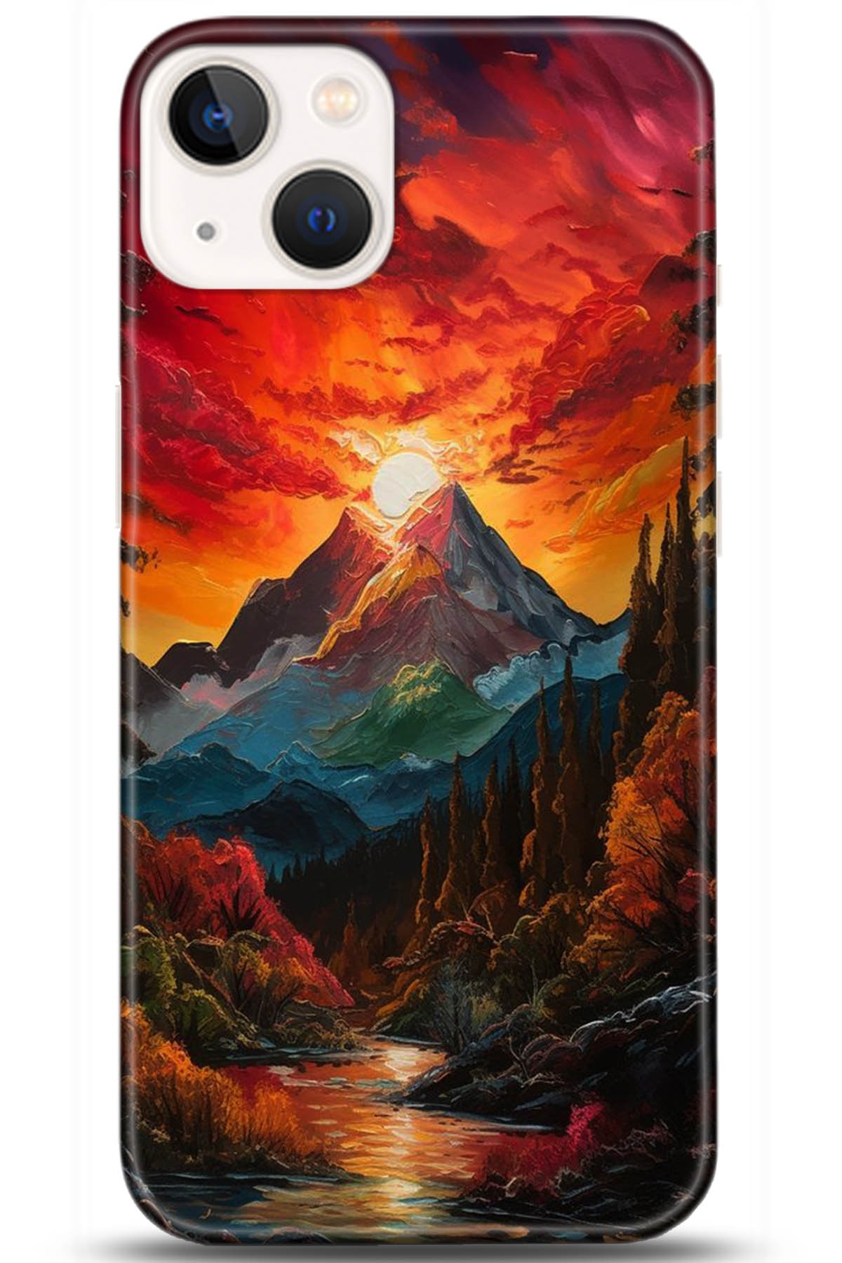 Apple iPhone 13 Kılıf HD Baskılı Kılıf - Followed Institution 5224