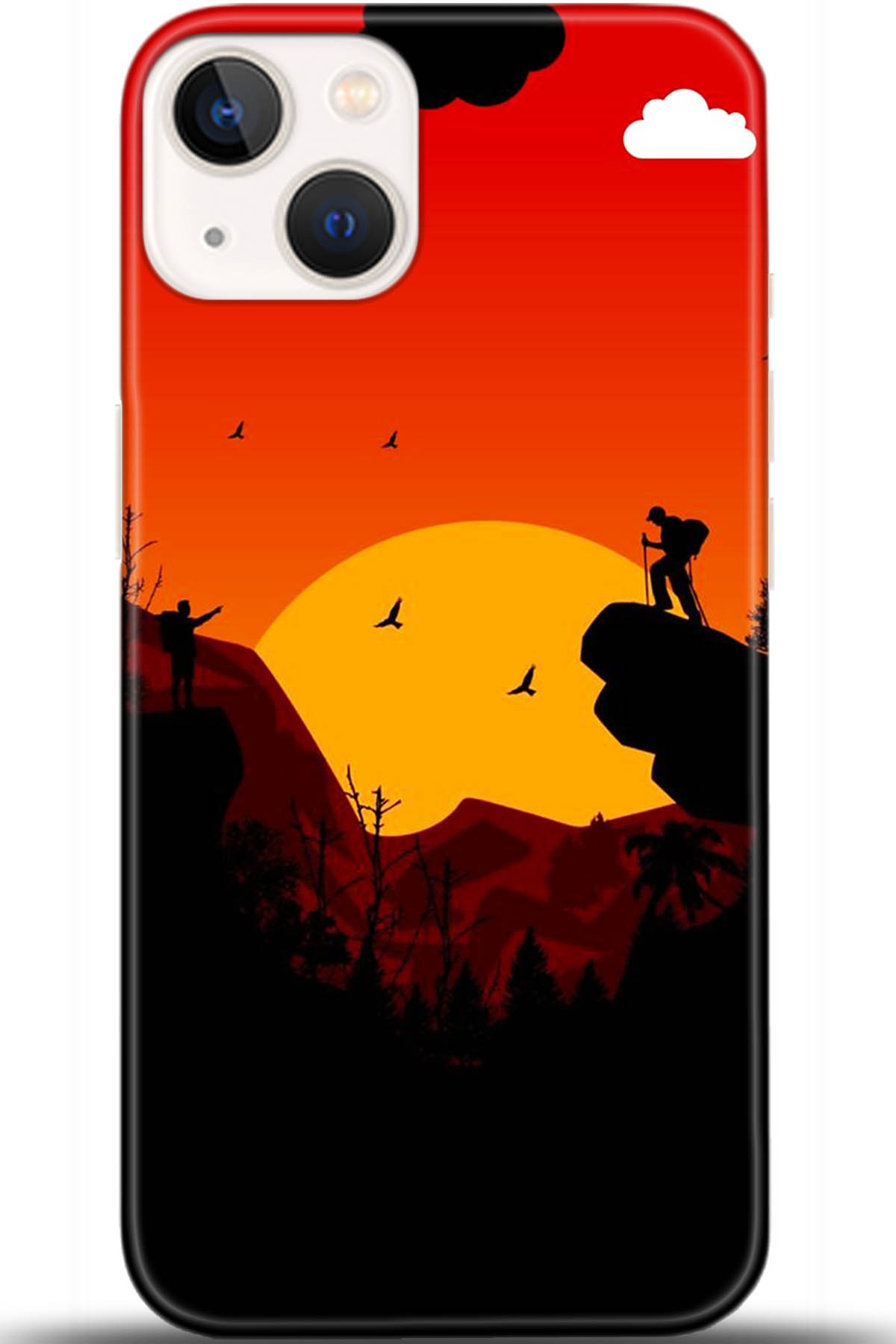 Apple iPhone 13 Kılıf HD Baskılı Kılıf - Followed Institution 5407