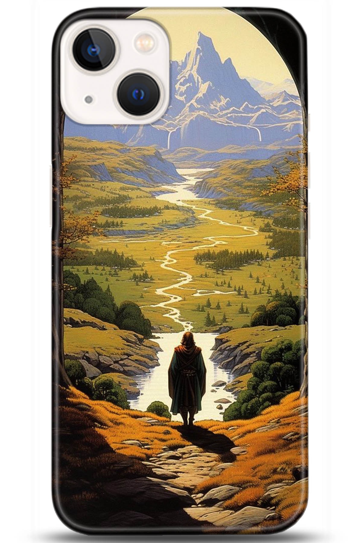 Apple iPhone 13 Uyumlu Kılıf HD Baskılı Kılıf - Followed Institution 5263