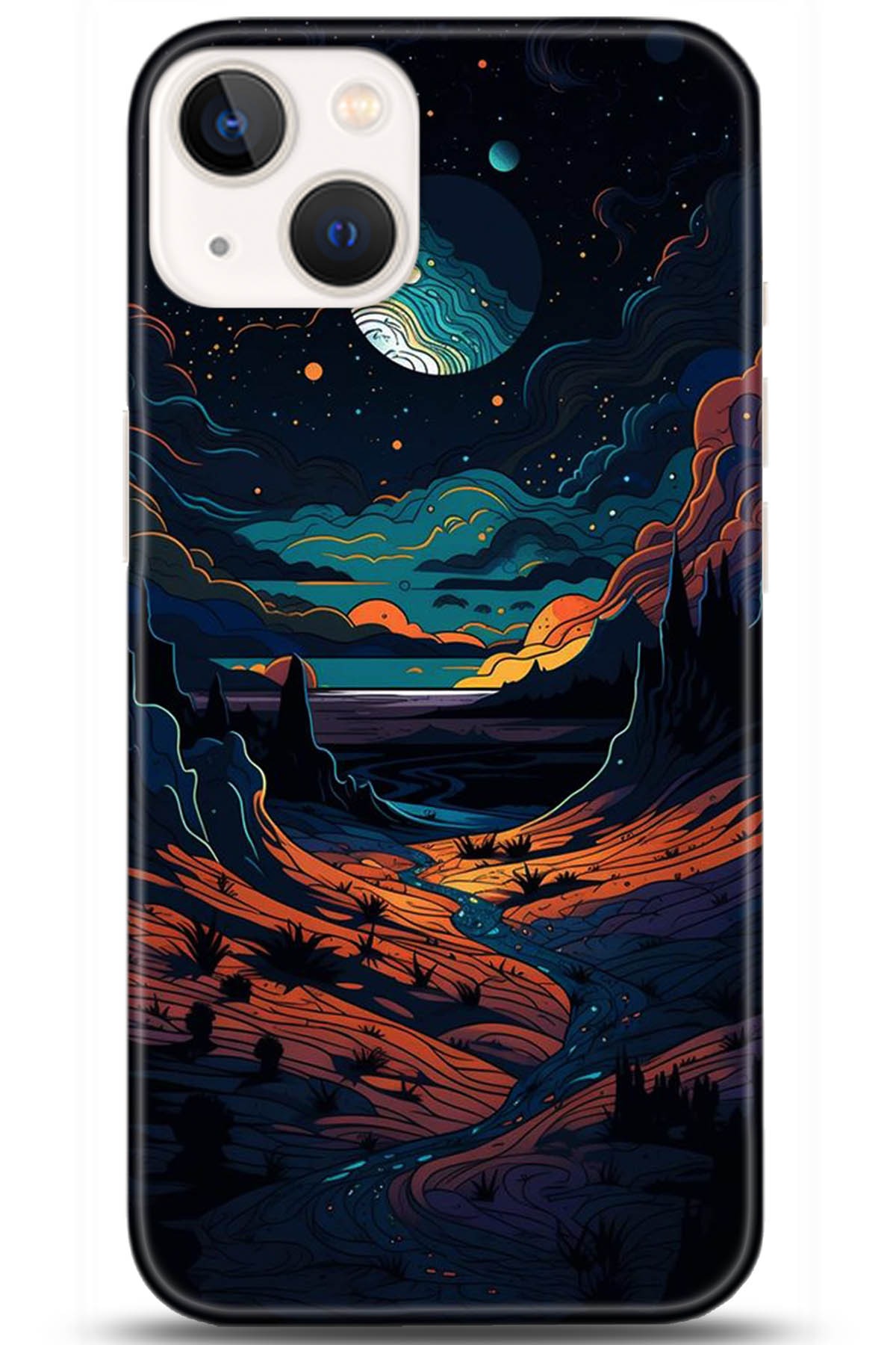 Apple iPhone 13 Uyumlu Kılıf HD Baskılı Kılıf - Followed Institution 5275