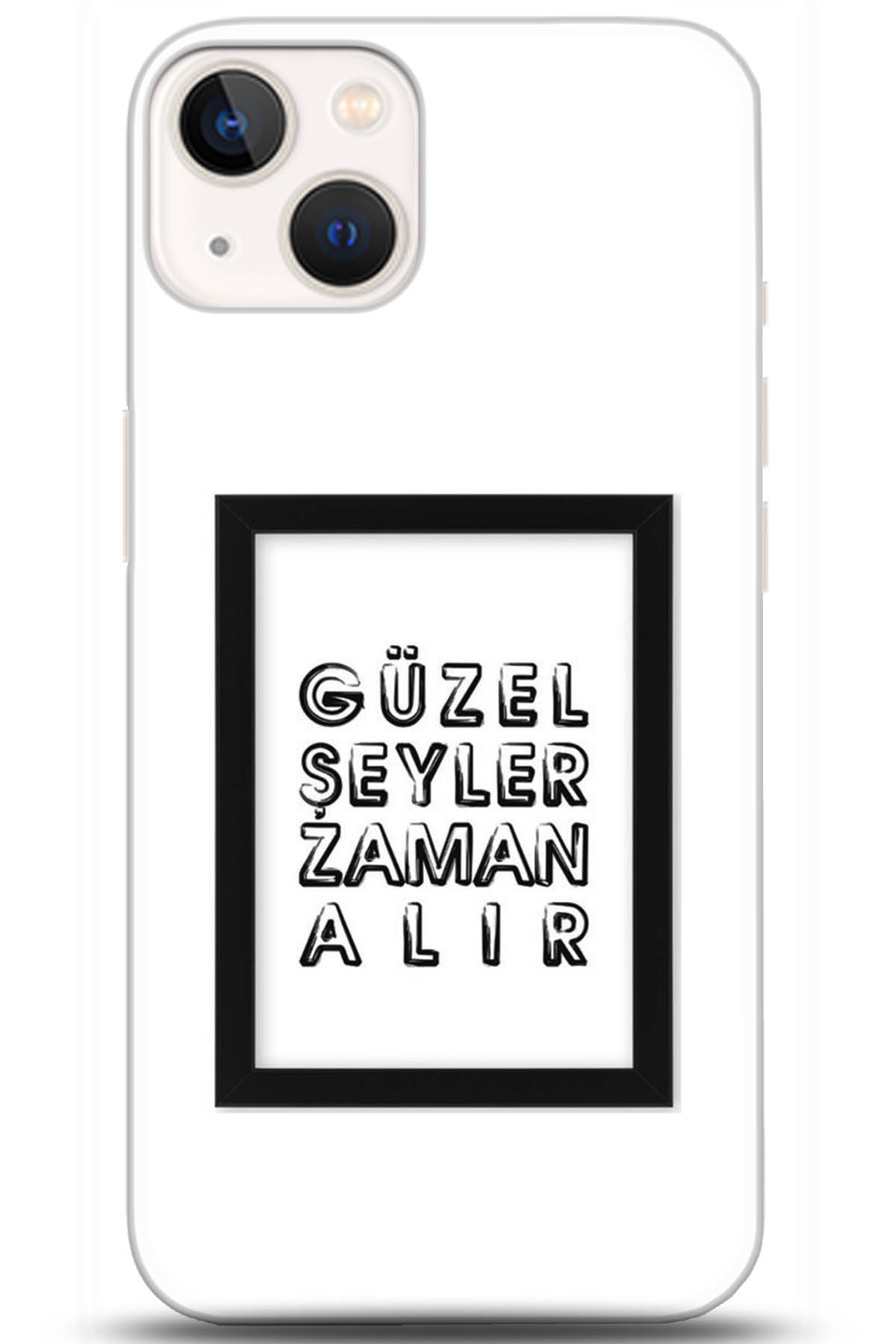 Apple iPhone 13 Uyumlu Kılıf HD Baskılı Kılıf - Followed Institution 5307