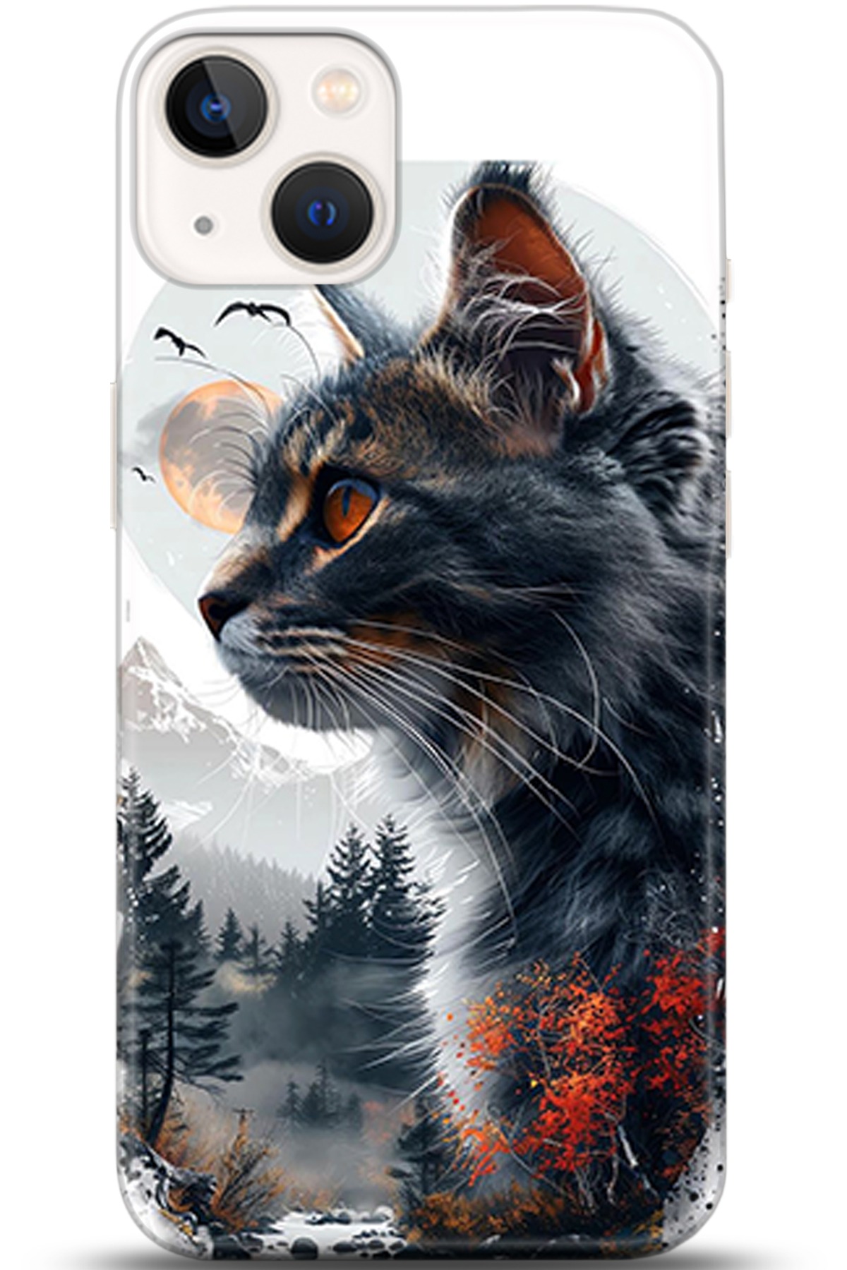 Apple iPhone 13 Uyumlu Kılıf HD Baskılı Kılıf - Followed Institution 5319