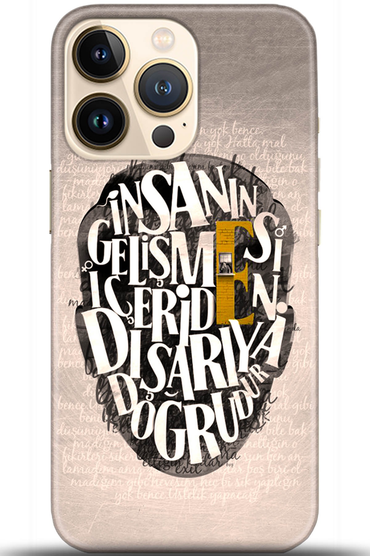 Apple iPhone 13 Pro Kılıf HD Baskılı Kılıf - Followed Institution 5587