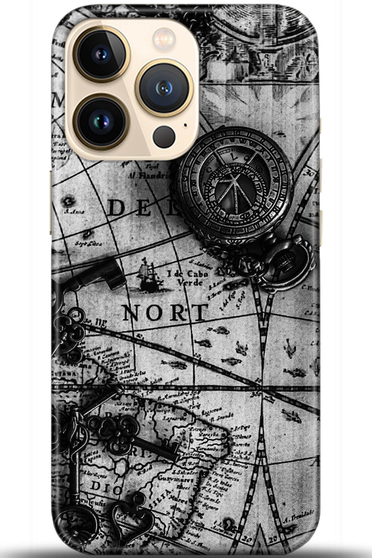 Apple iPhone 13 Pro Uyumlu Kılıf HD Baskılı Kılıf - Followed Institution 5381