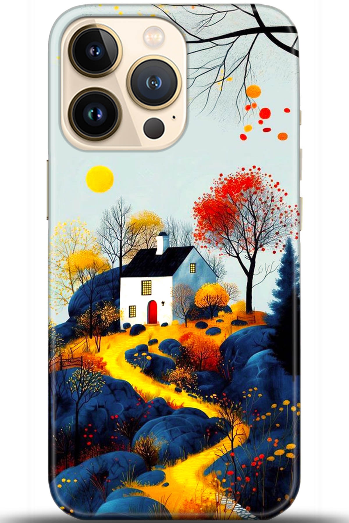 Apple iPhone 13 Pro Uyumlu Kılıf HD Baskılı Kılıf - Followed Institution 5569