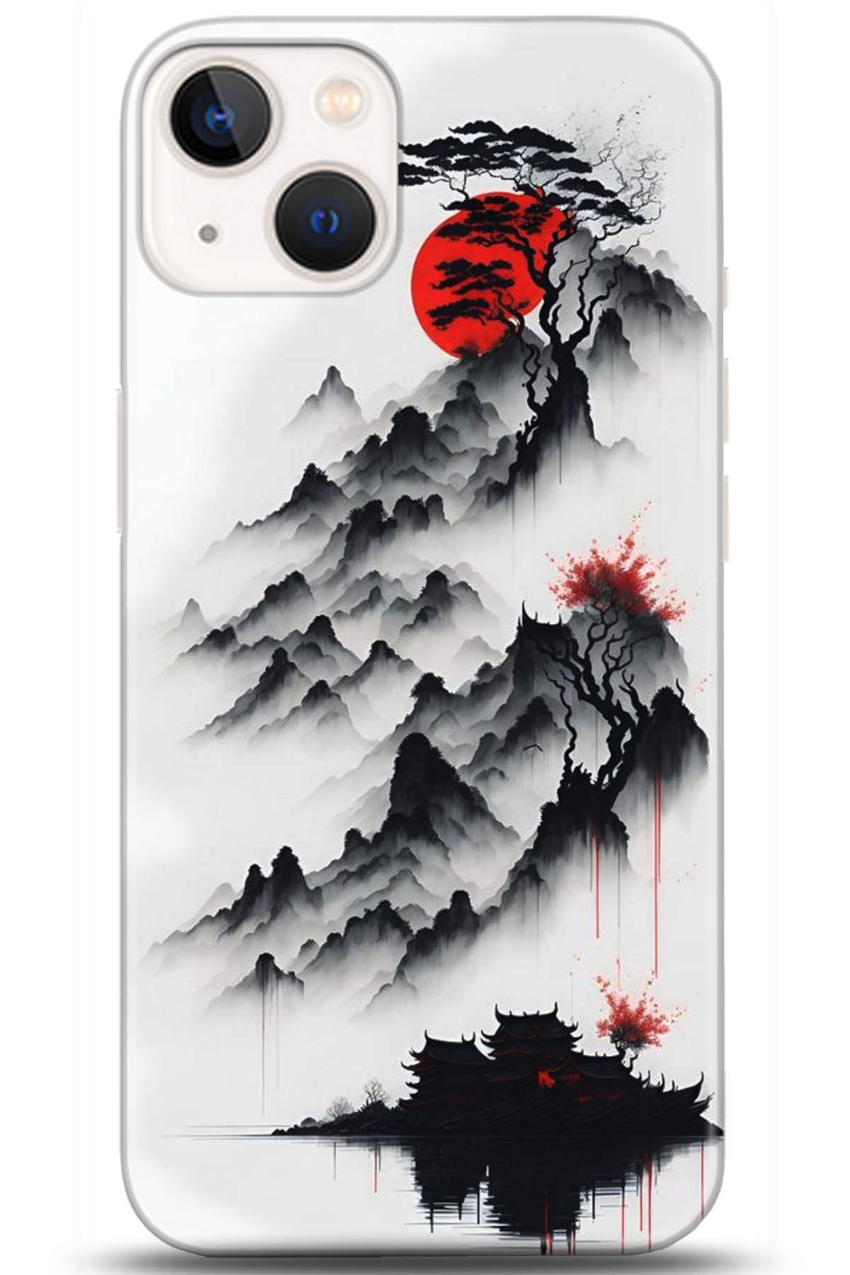 Apple iPhone 13 Mini Kılıf HD Baskılı Kılıf - Followed Institution 5172