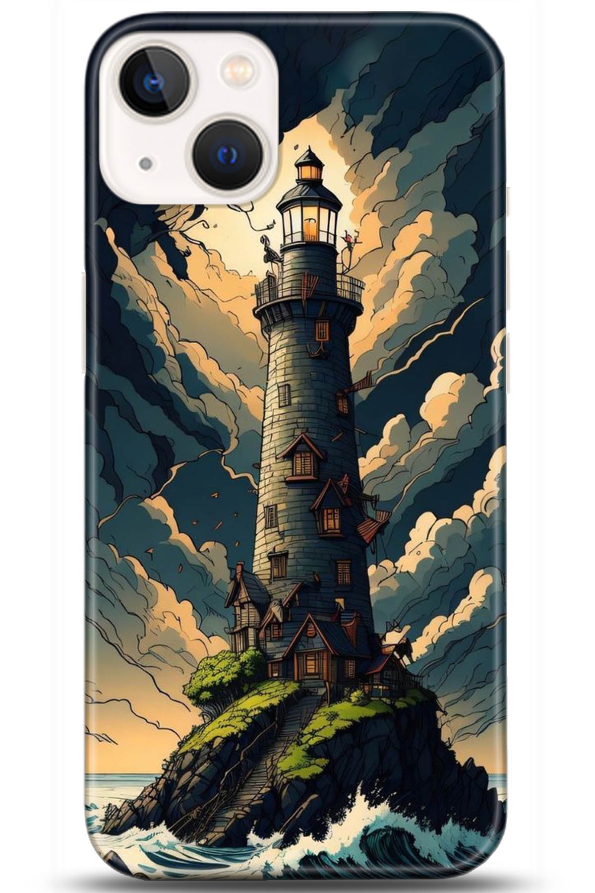 Apple iPhone 13 Mini Kılıf HD Baskılı Kılıf - Followed Institution 5236