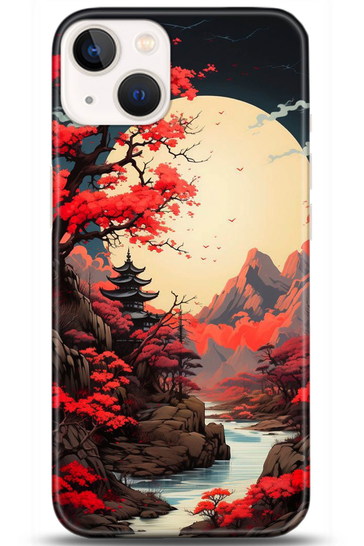 Apple iPhone 13 Mini Kılıf HD Baskılı Kılıf - Followed Institution 5242