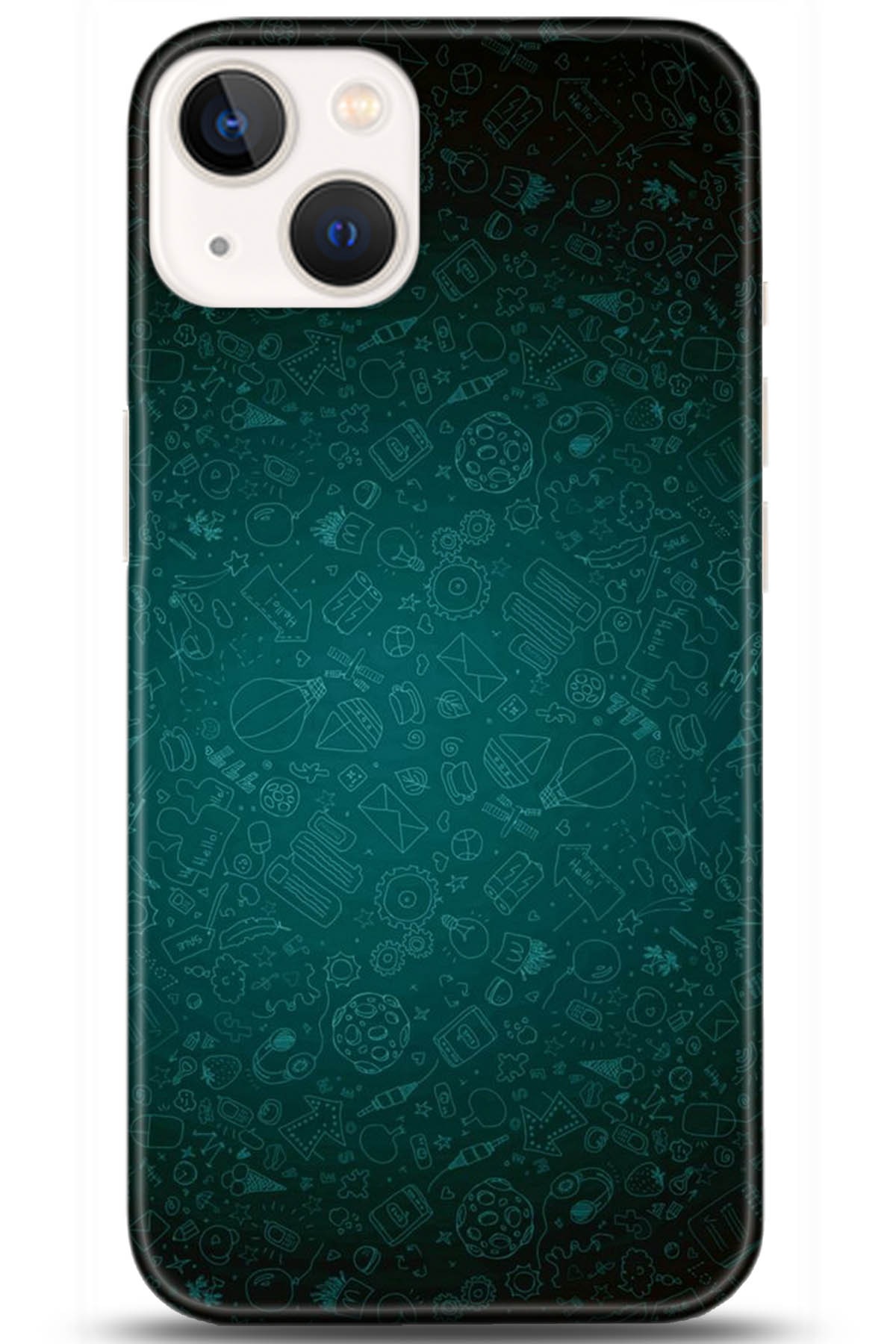 Apple iPhone 13 Mini Kılıf HD Baskılı Kılıf - Followed Institution 5255