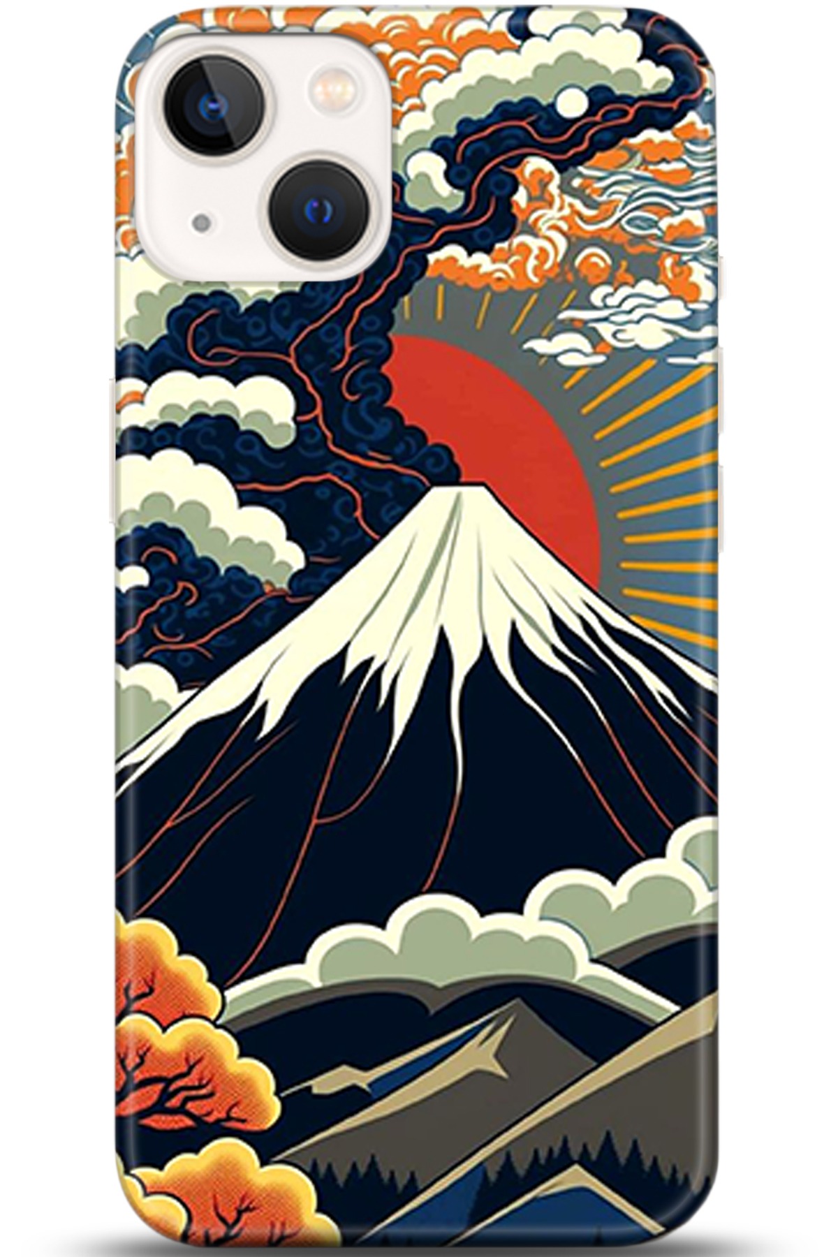 Apple iPhone 13 Mini Kılıf HD Baskılı Kılıf - Followed Institution 5342