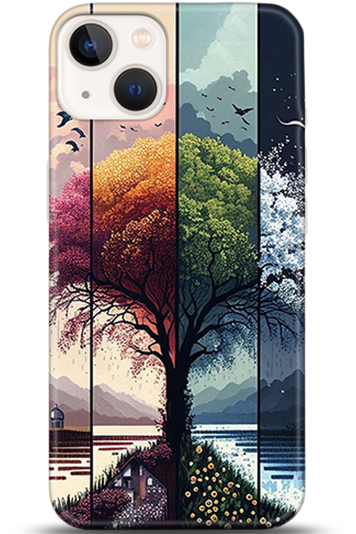 Apple iPhone 13 Mini Kılıf HD Baskılı Kılıf - Followed Institution 5369