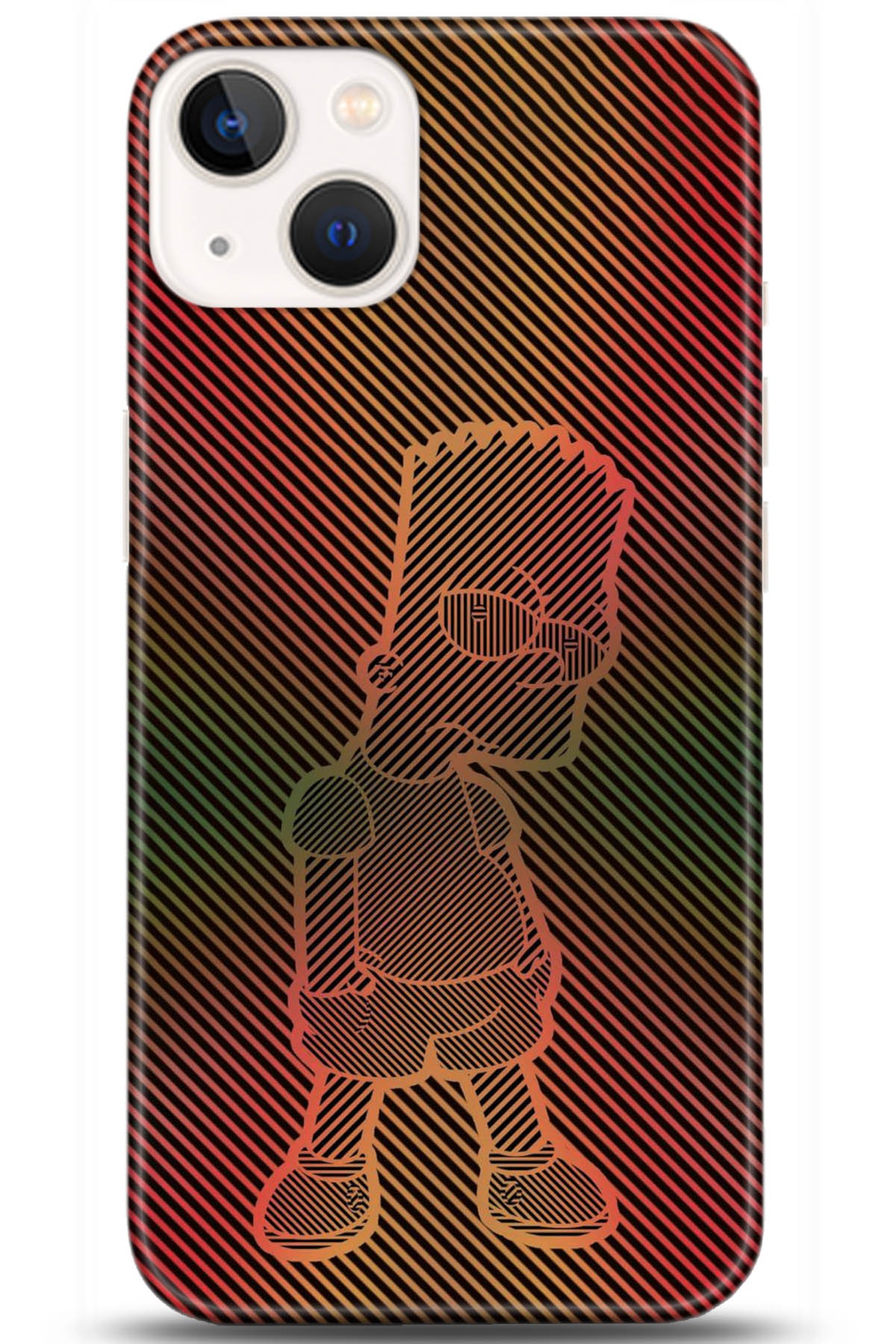 Apple iPhone 13 Mini Uyumlu Kılıf HD Baskılı Kılıf - Followed Institution 5147