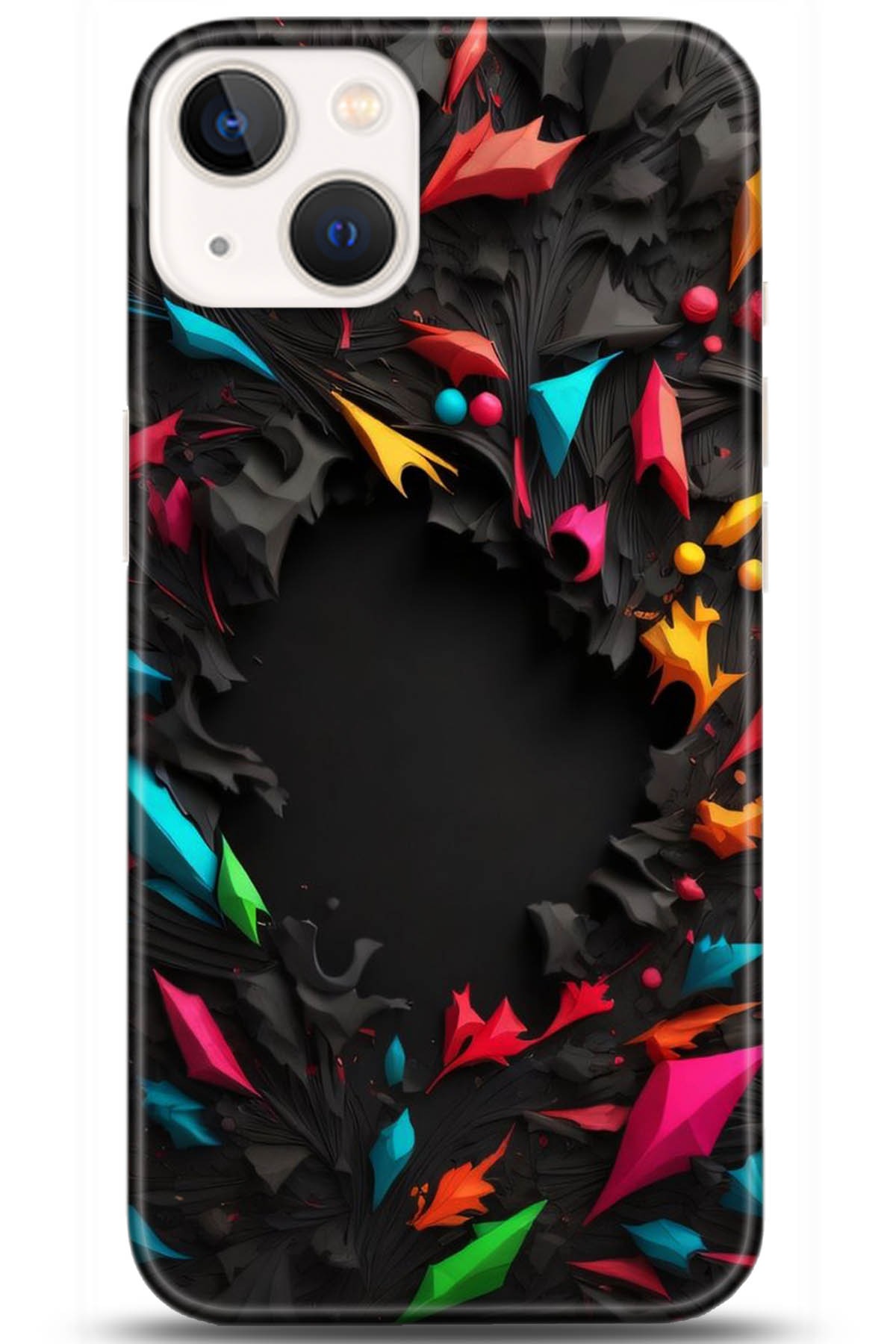 Apple iPhone 13 Mini Uyumlu Kılıf HD Baskılı Kılıf - Followed Institution 5253