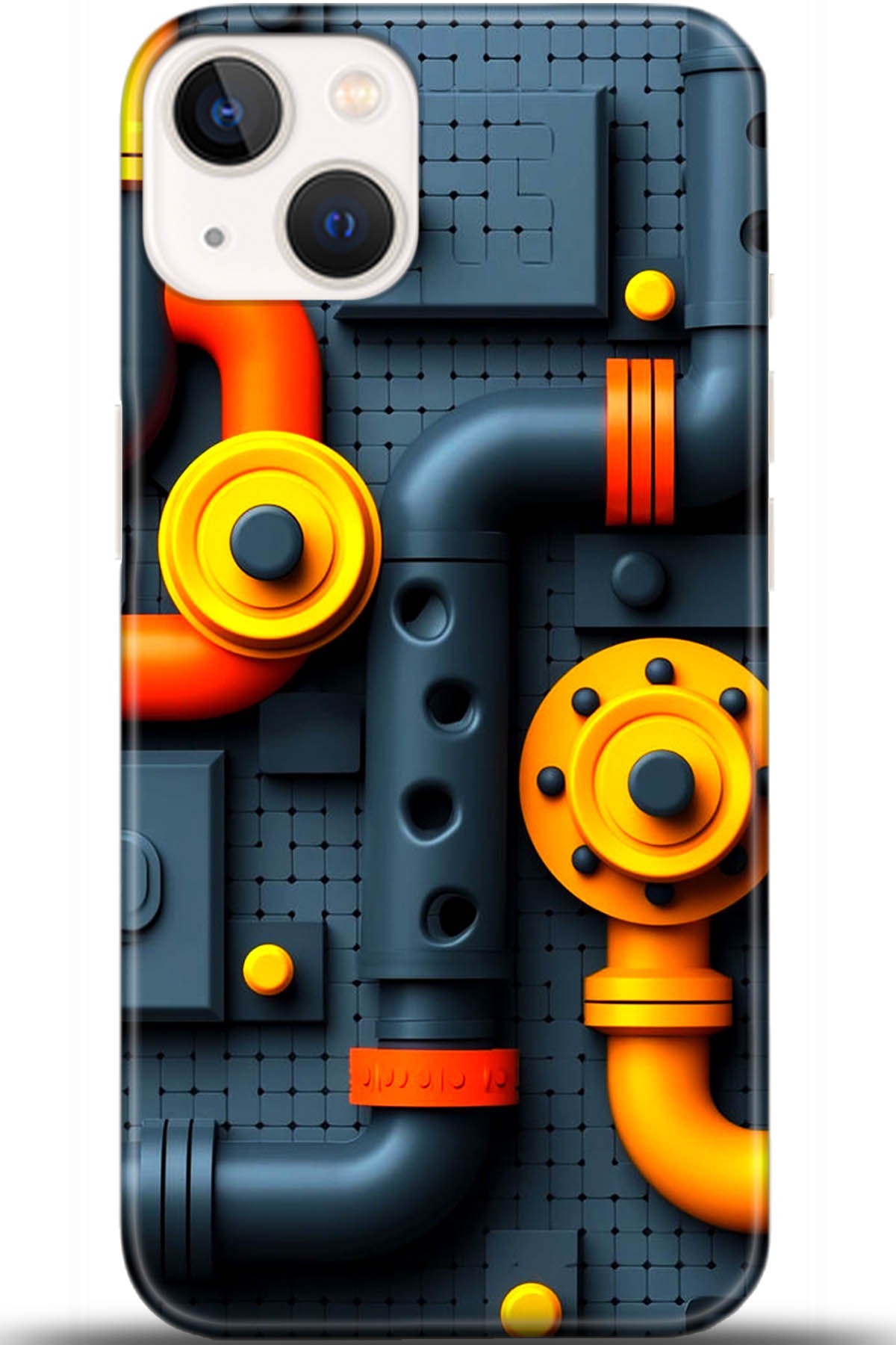 Apple iPhone 13 Mini Uyumlu Kılıf HD Baskılı Kılıf - Followed Institution 5466