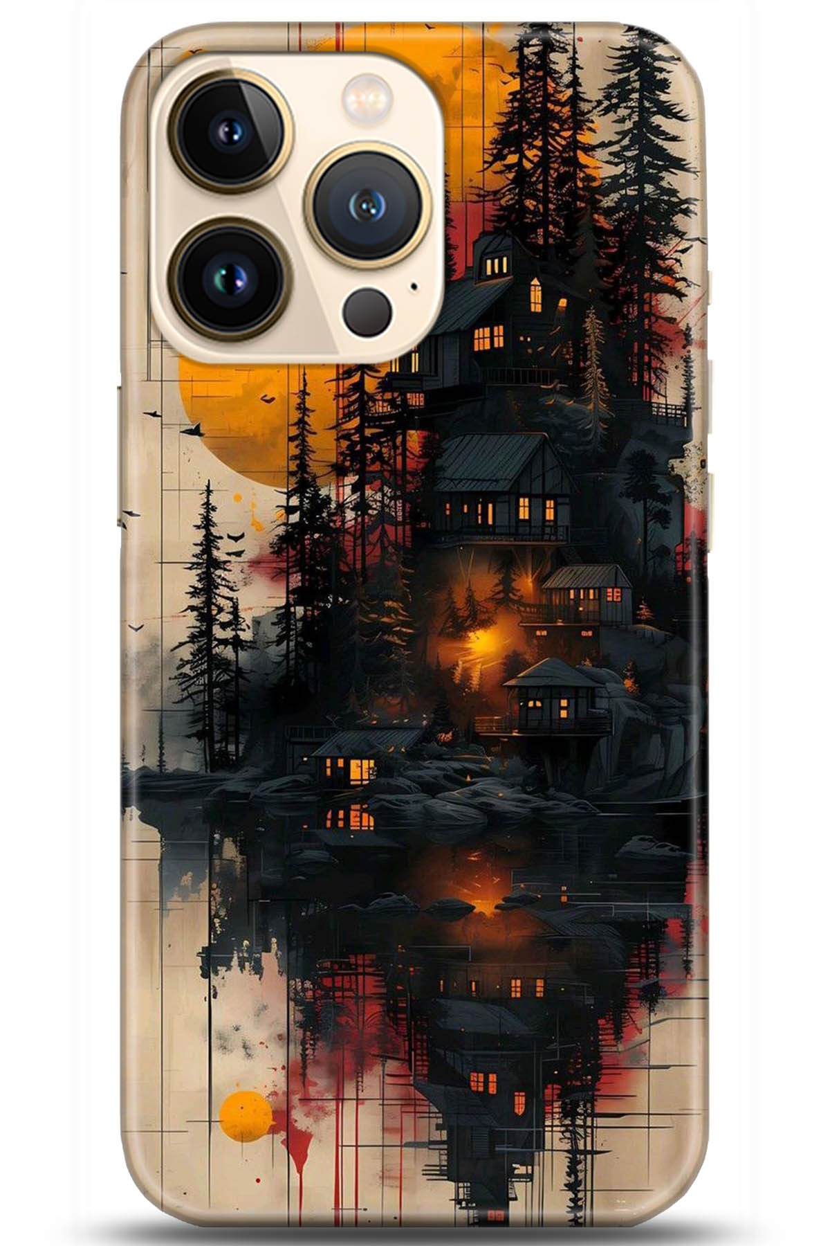 Apple iPhone 13 Pro Max Uyumlu Kılıf HD Baskılı Kılıf - Followed Institution 5292