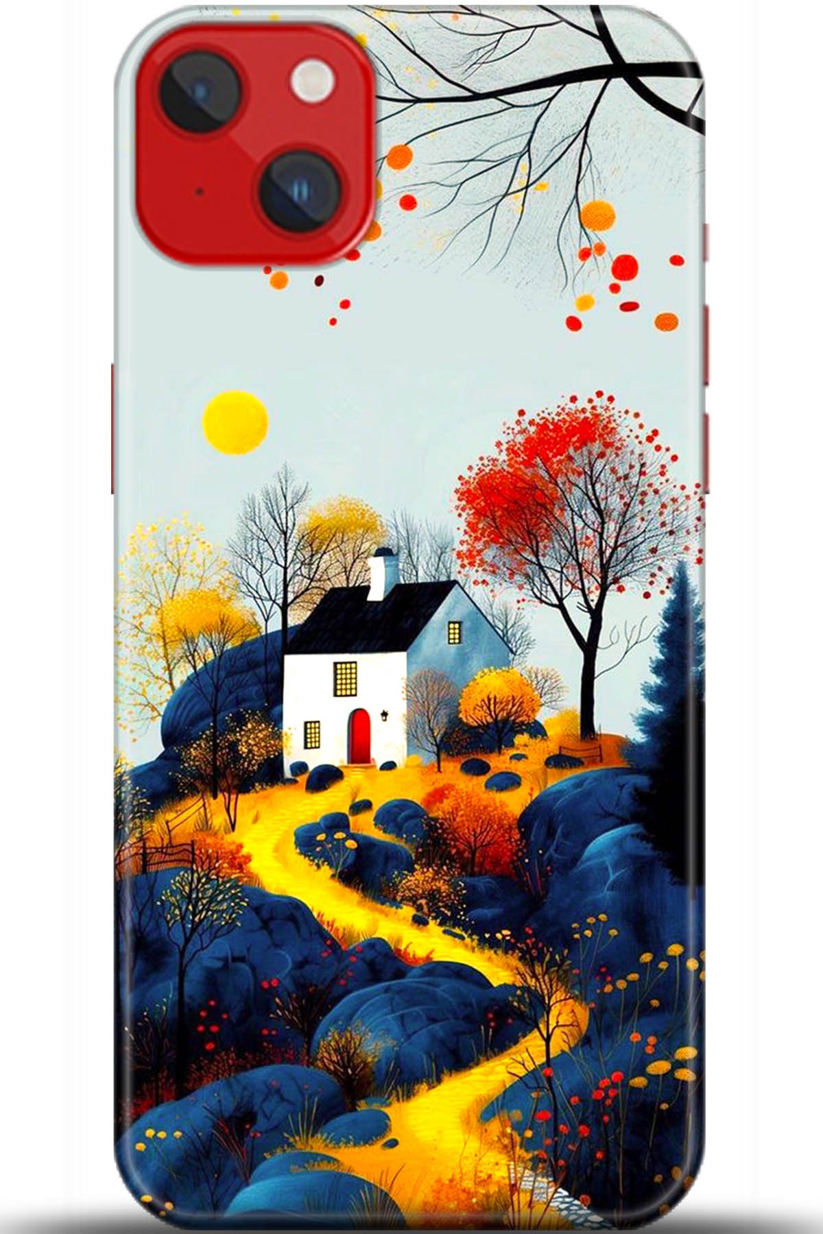 Apple iPhone 14 Uyumlu Kılıf HD Baskılı Kılıf - Followed Institution 5569