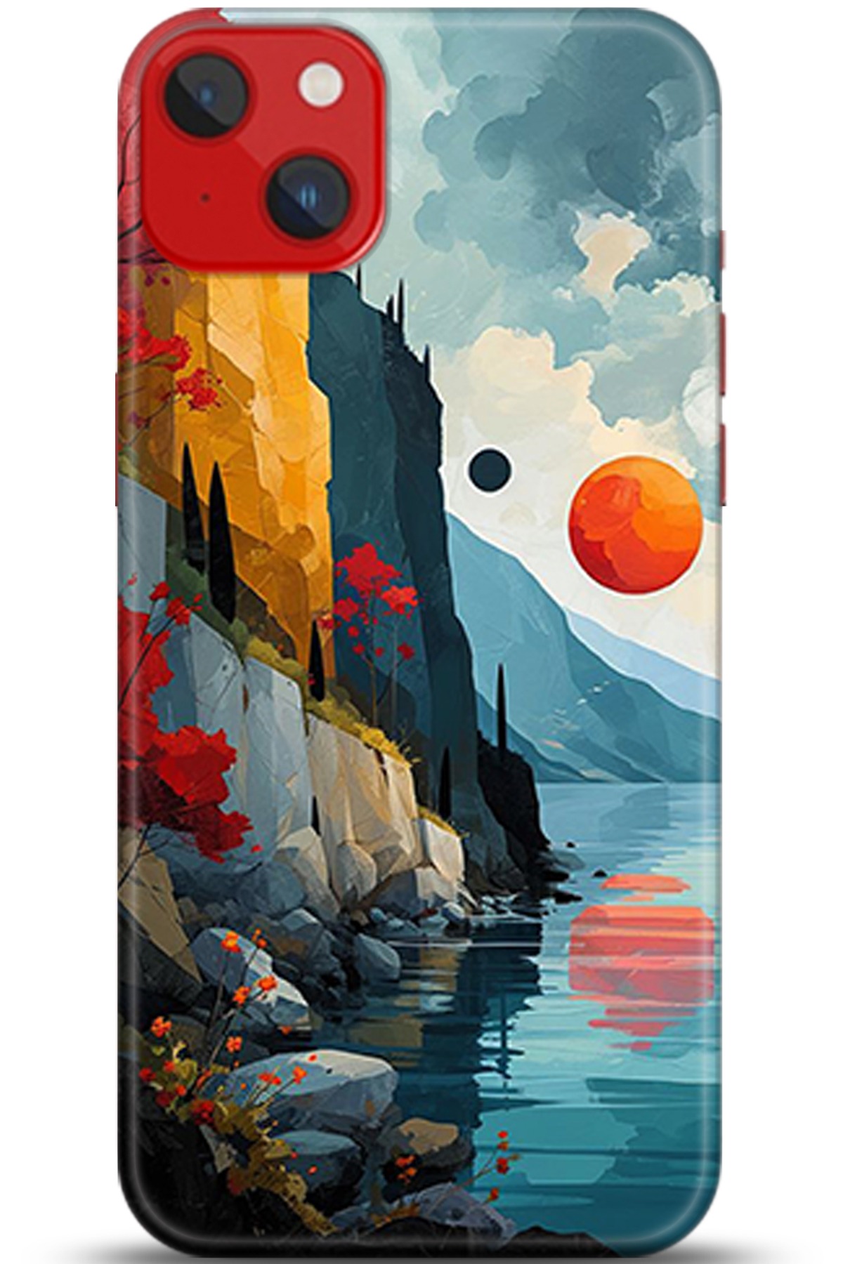 Apple iPhone 14 Plus Kılıf HD Baskılı Kılıf - Followed Institution 5368