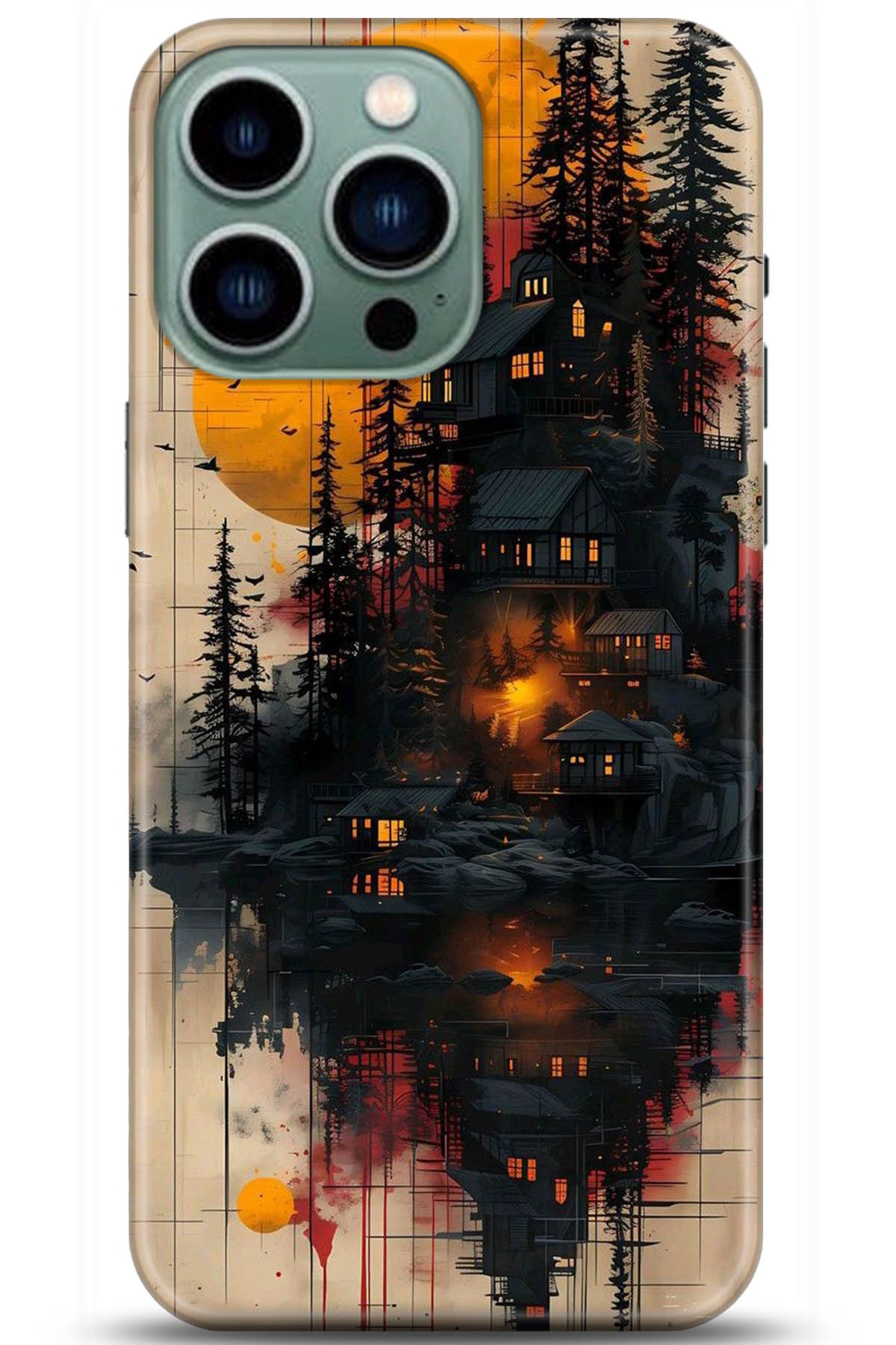 Apple iPhone 14 Pro Kılıf HD Baskılı Kılıf - Followed Institution 5292