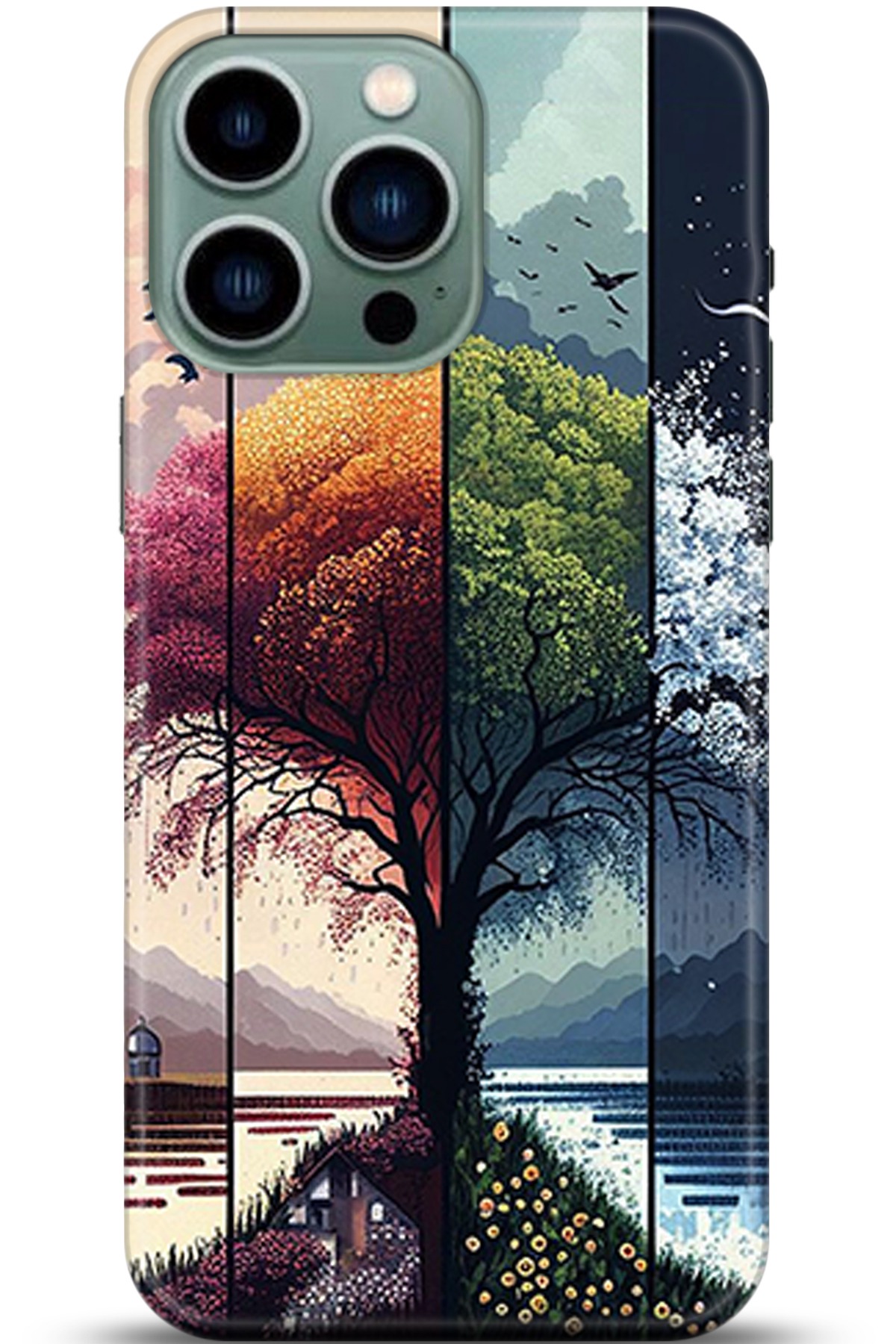 Apple iPhone 14 Pro Kılıf HD Baskılı Kılıf - Followed Institution 5369