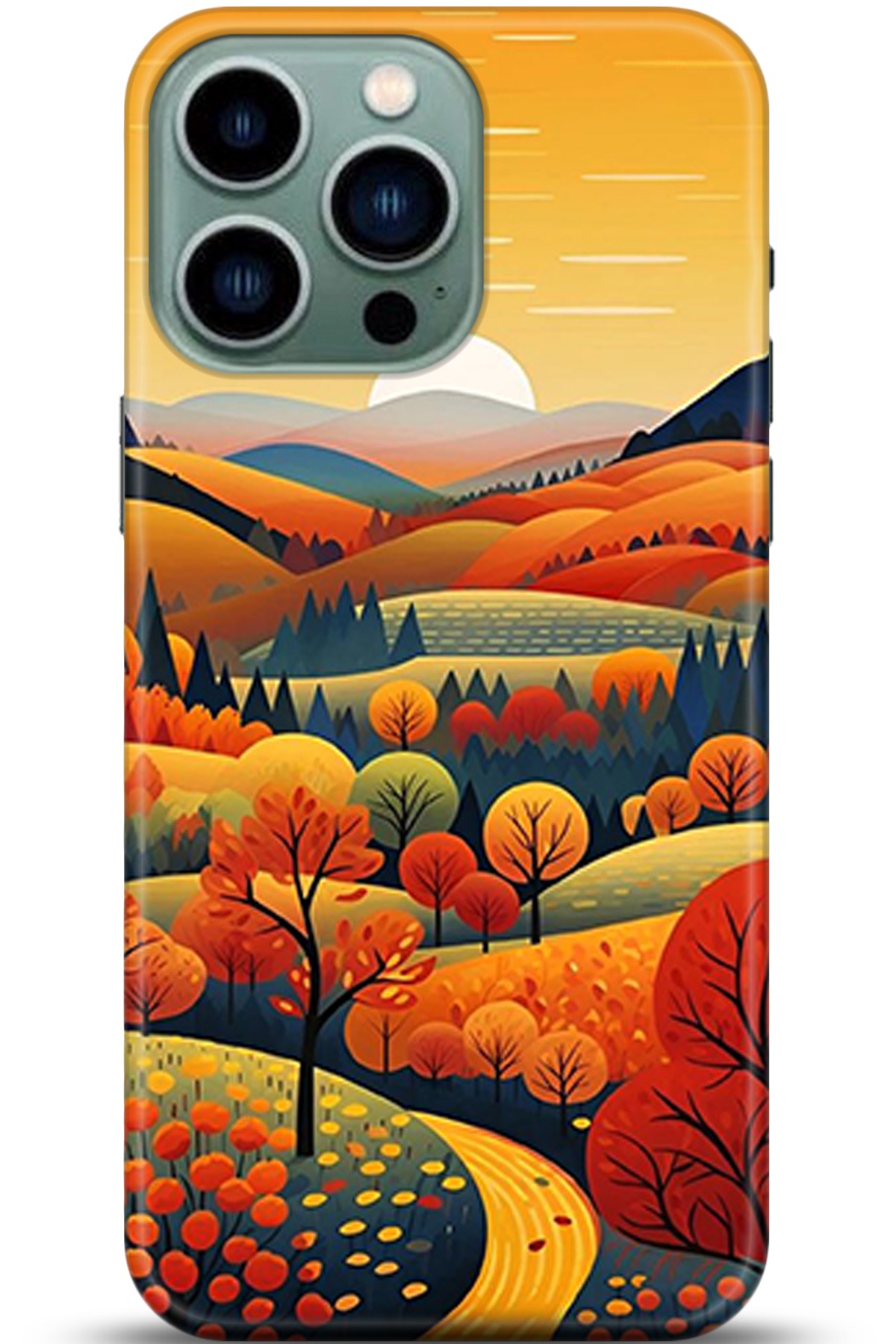 Apple iPhone 14 Pro Uyumlu Kılıf HD Baskılı Kılıf - Followed Institution 5356