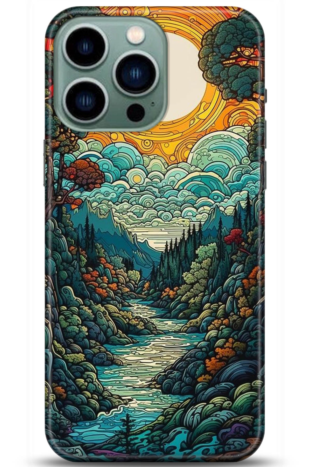 Apple iPhone 14 Pro Max Uyumlu Kılıf HD Baskılı Kılıf - Followed Institution 5198