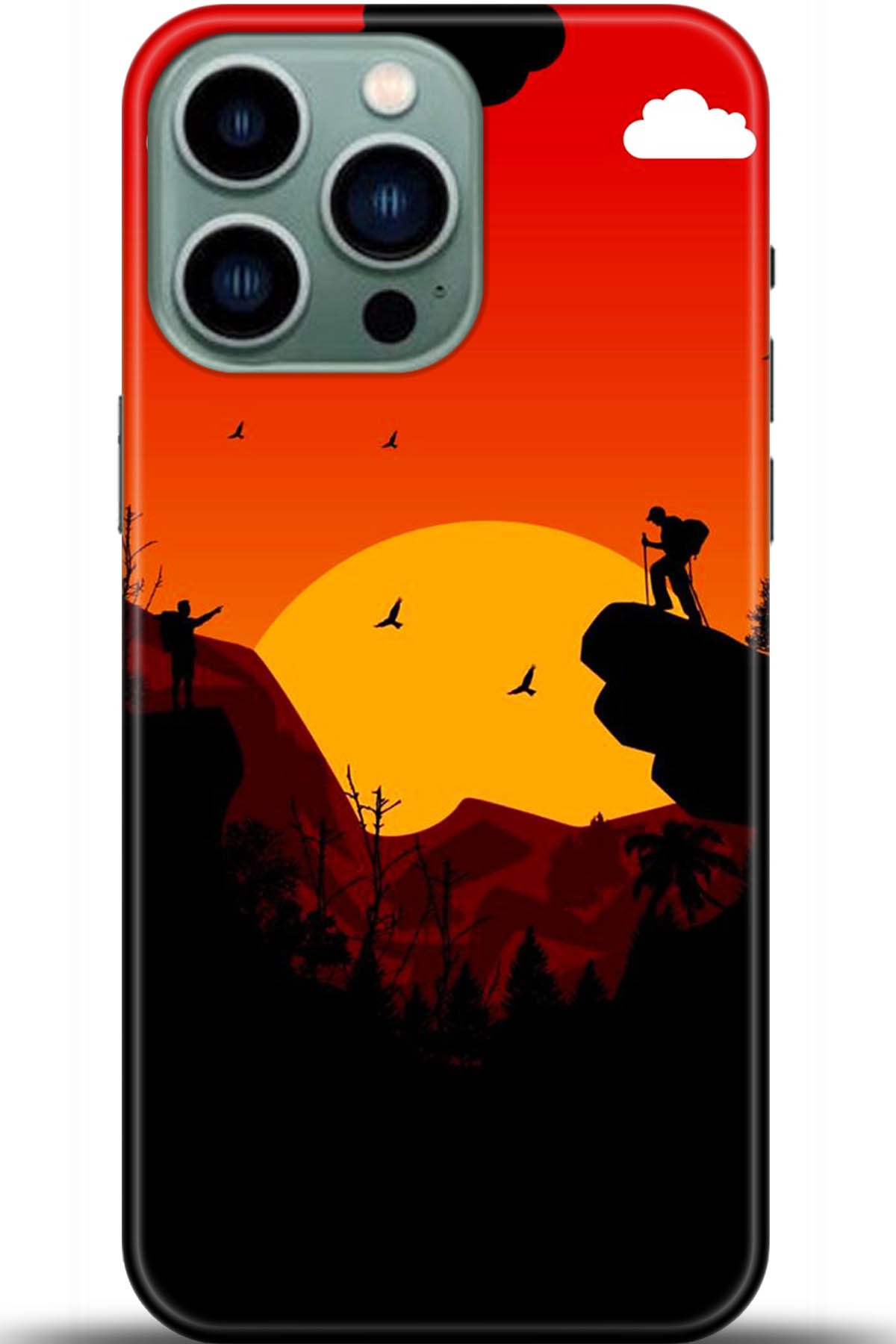 Apple iPhone 14 Pro Max Uyumlu Kılıf HD Baskılı Kılıf - Followed Institution 5407