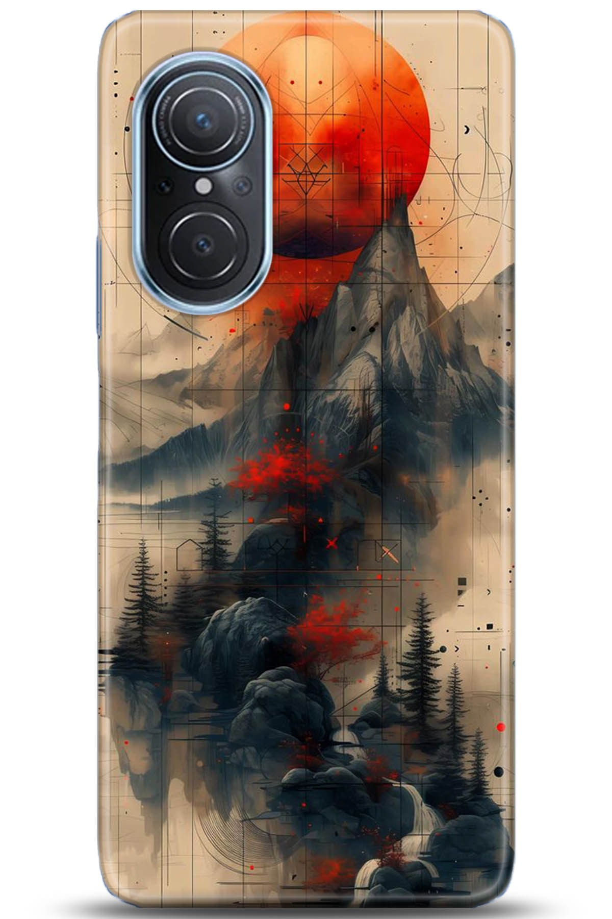 Huawei Nova 9 Uyumlu Kılıf HD Baskılı Kılıf - Followed Institution 5244