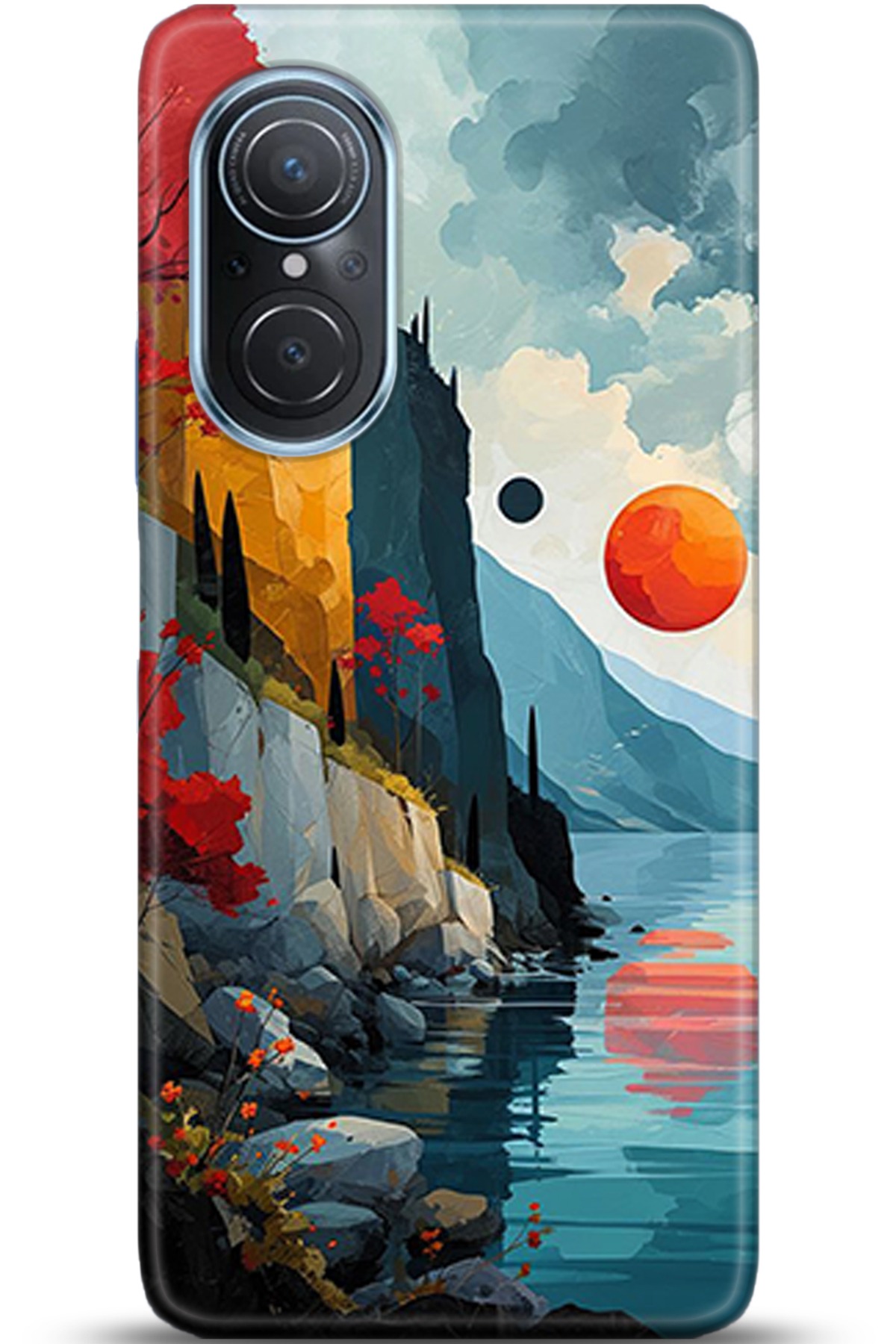 Huawei Nova 9 Uyumlu Kılıf HD Baskılı Kılıf - Followed Institution 5368