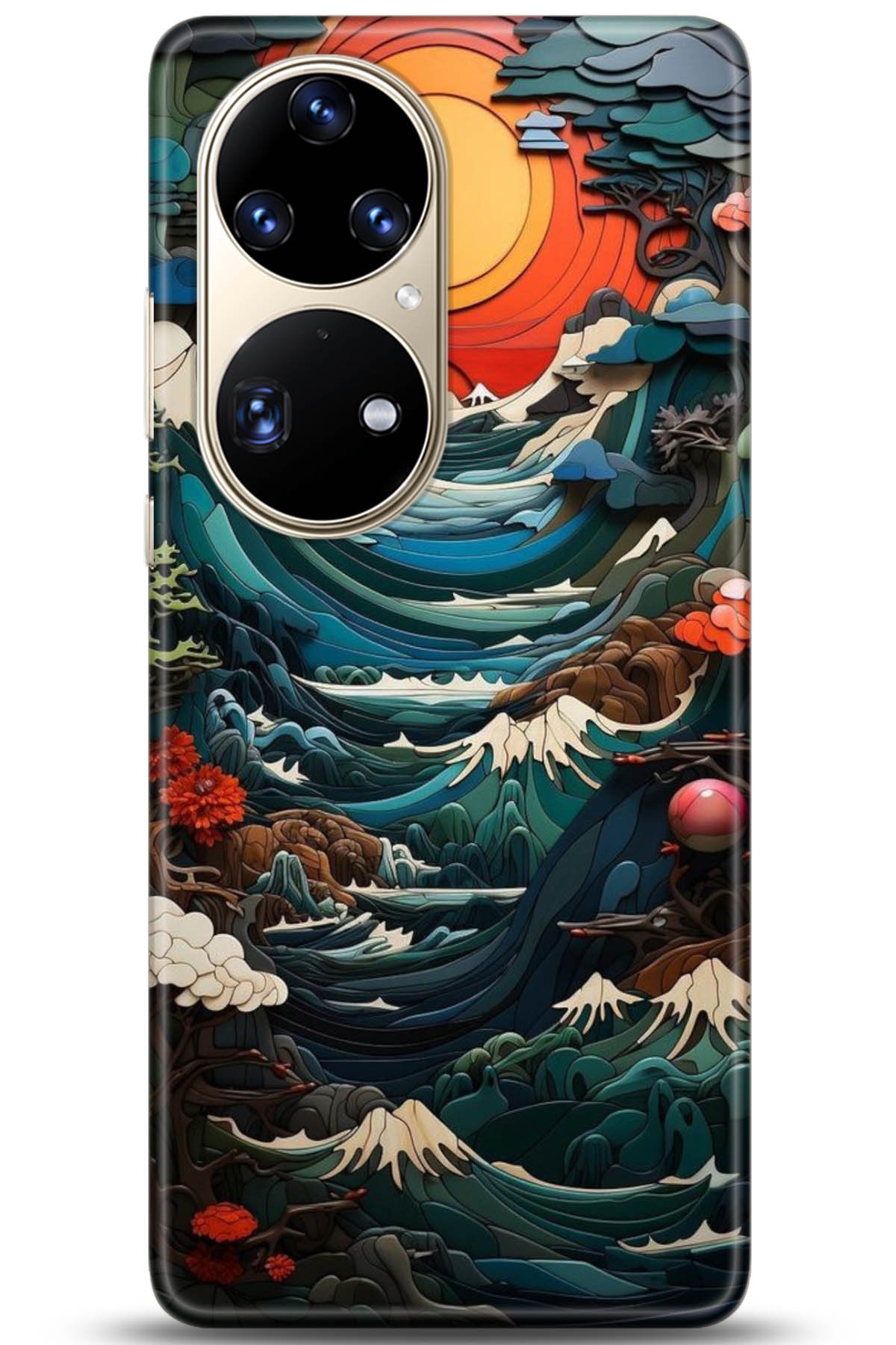 Huawei P50 Pro Uyumlu Kılıf HD Baskılı Kılıf - Followed Institution 5009