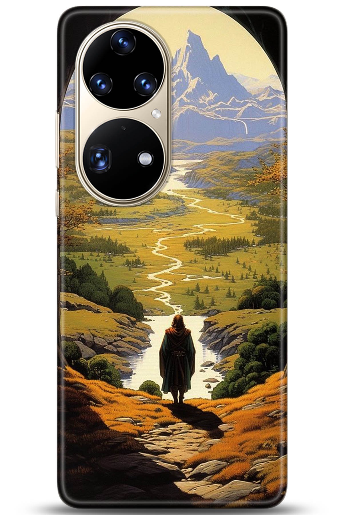 Huawei P50 Pro Uyumlu Kılıf HD Baskılı Kılıf - Followed Institution 5263