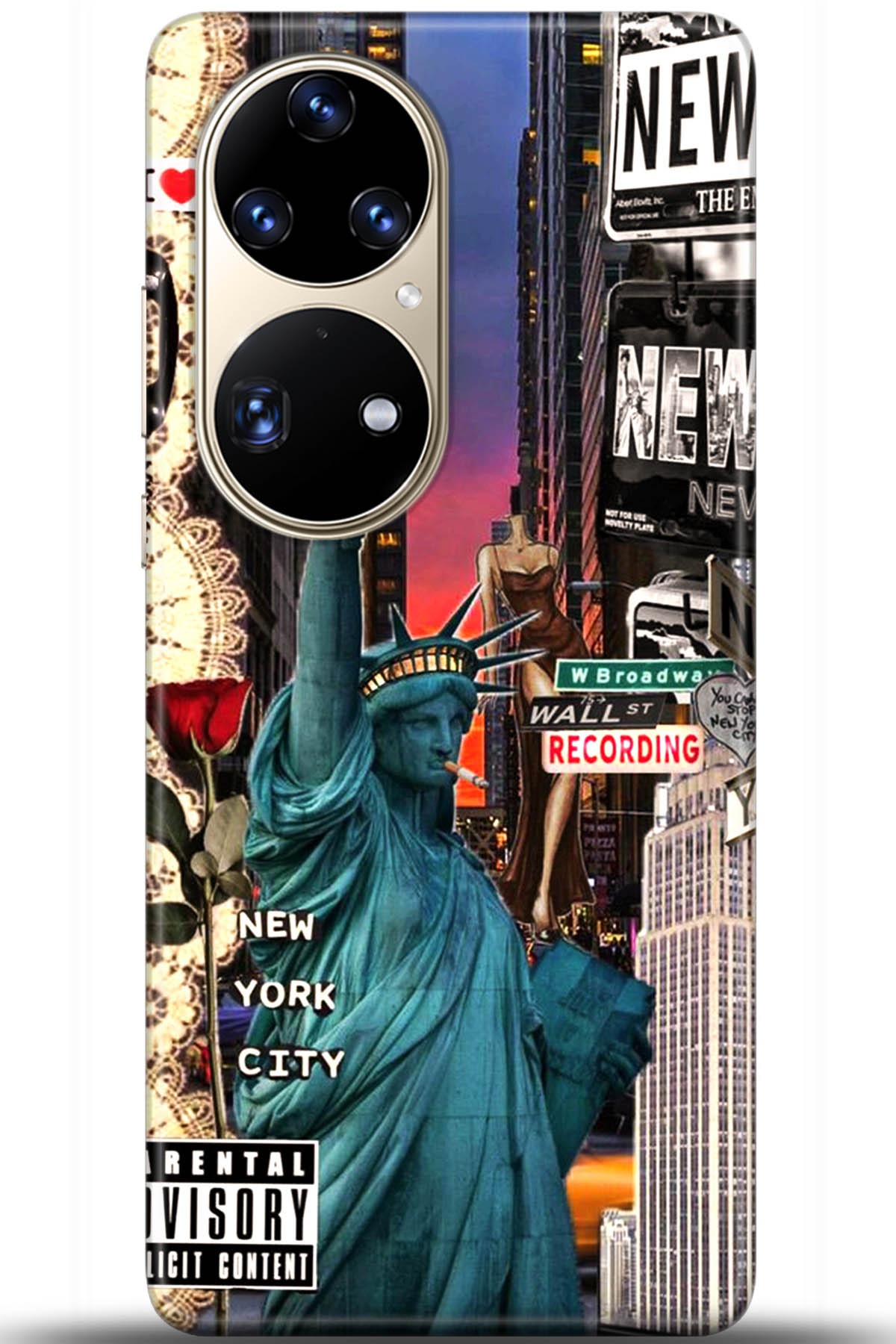 Huawei P50 Pro Uyumlu Kılıf HD Baskılı Kılıf - Followed Institution 5618