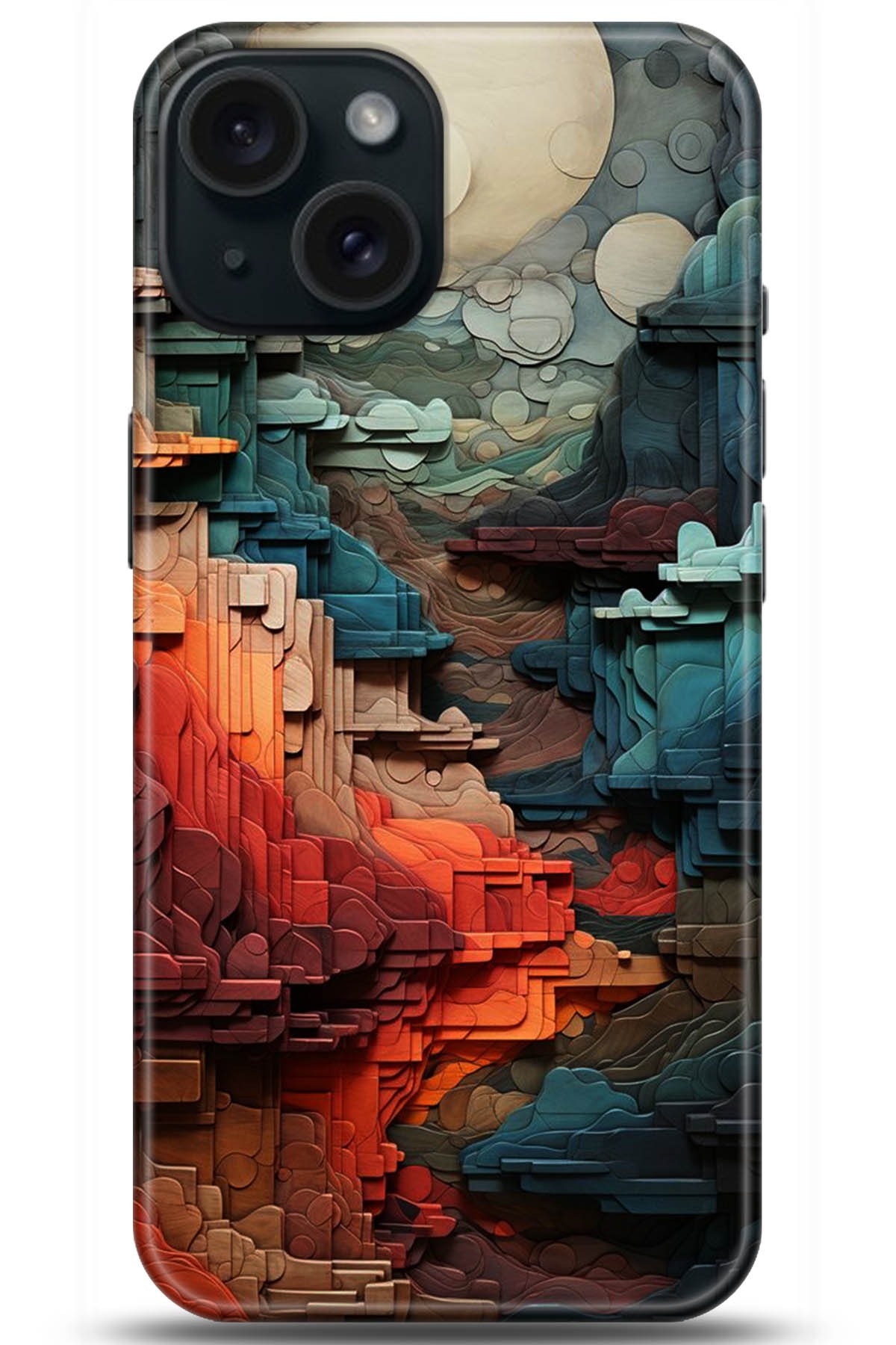 Apple iPhone 15 Uyumlu Kılıf HD Baskılı Kılıf - Followed Institution 5218