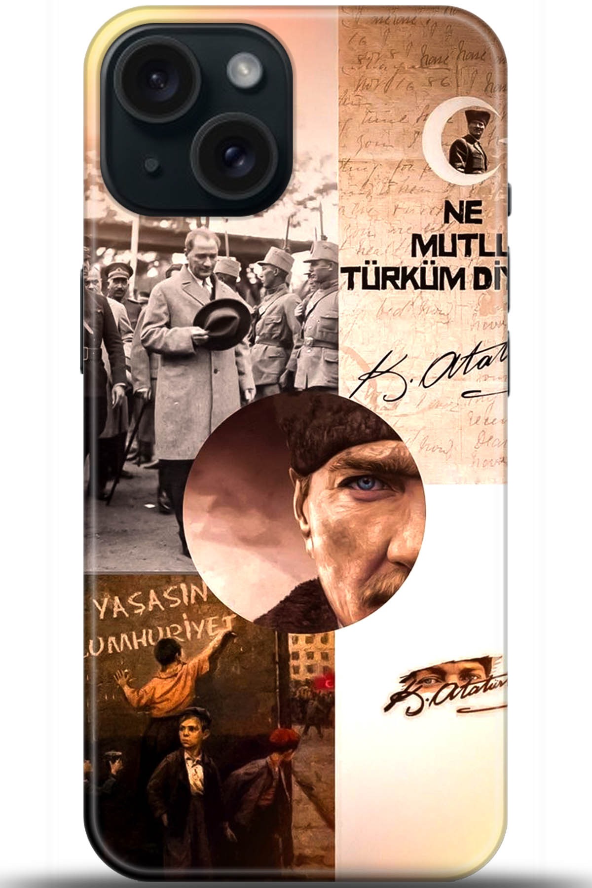 Apple iPhone 15 Uyumlu Kılıf HD Baskılı Kılıf - Followed Institution 5675