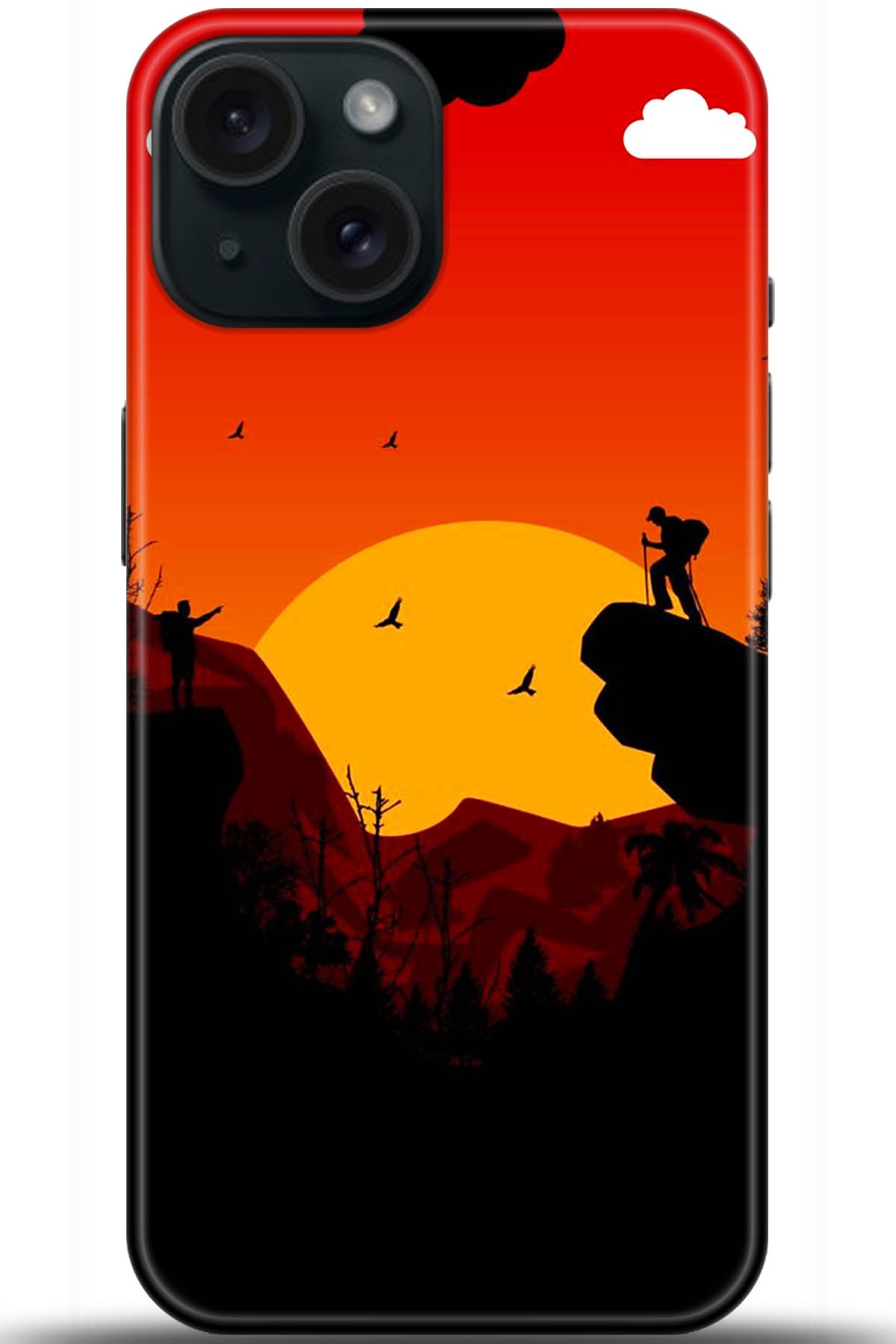 Apple iPhone 15 Plus Uyumlu Kılıf HD Baskılı Kılıf - Followed Institution 5407