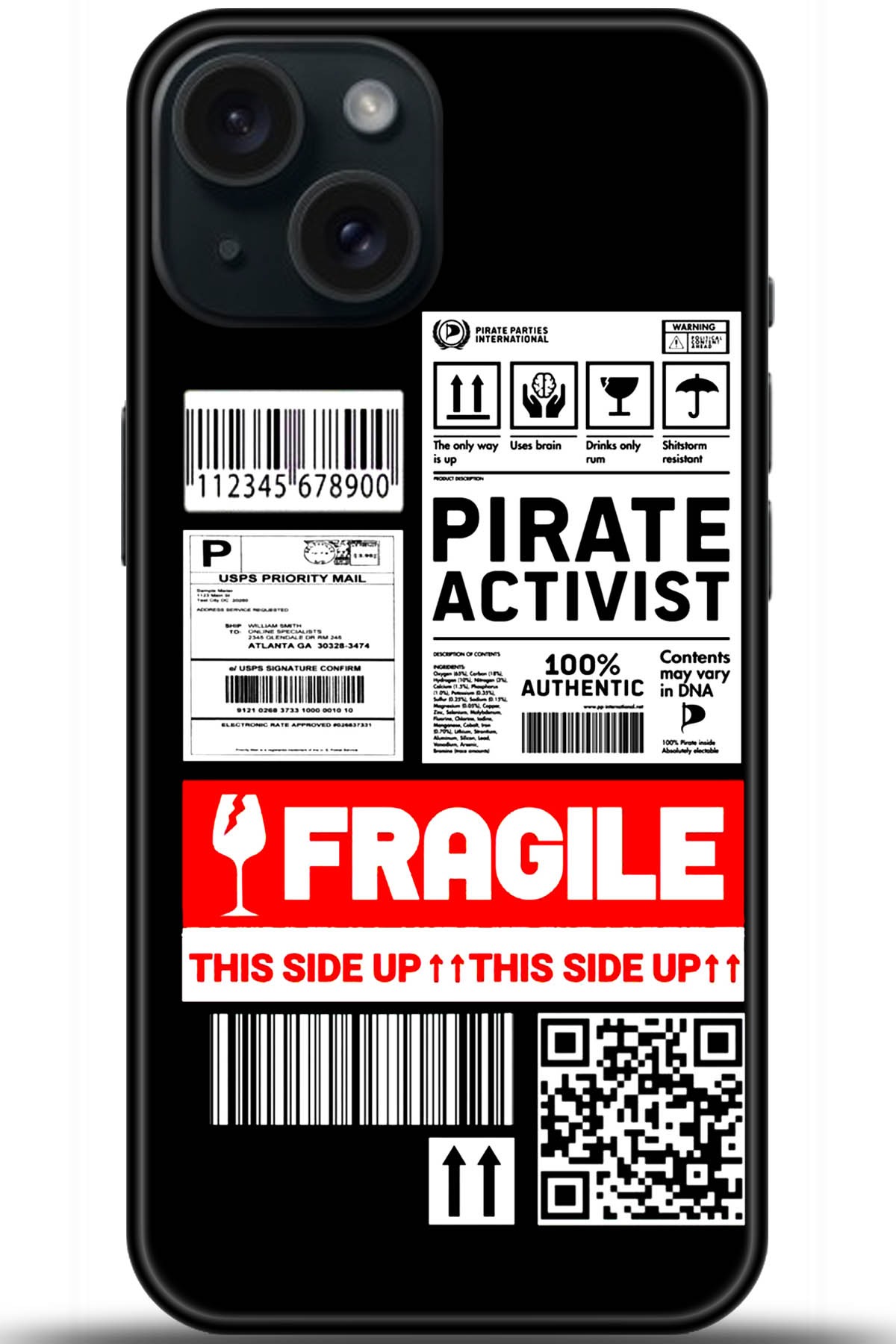 Apple iPhone 15 Plus Uyumlu Kılıf HD Baskılı Kılıf - Followed Institution 5447