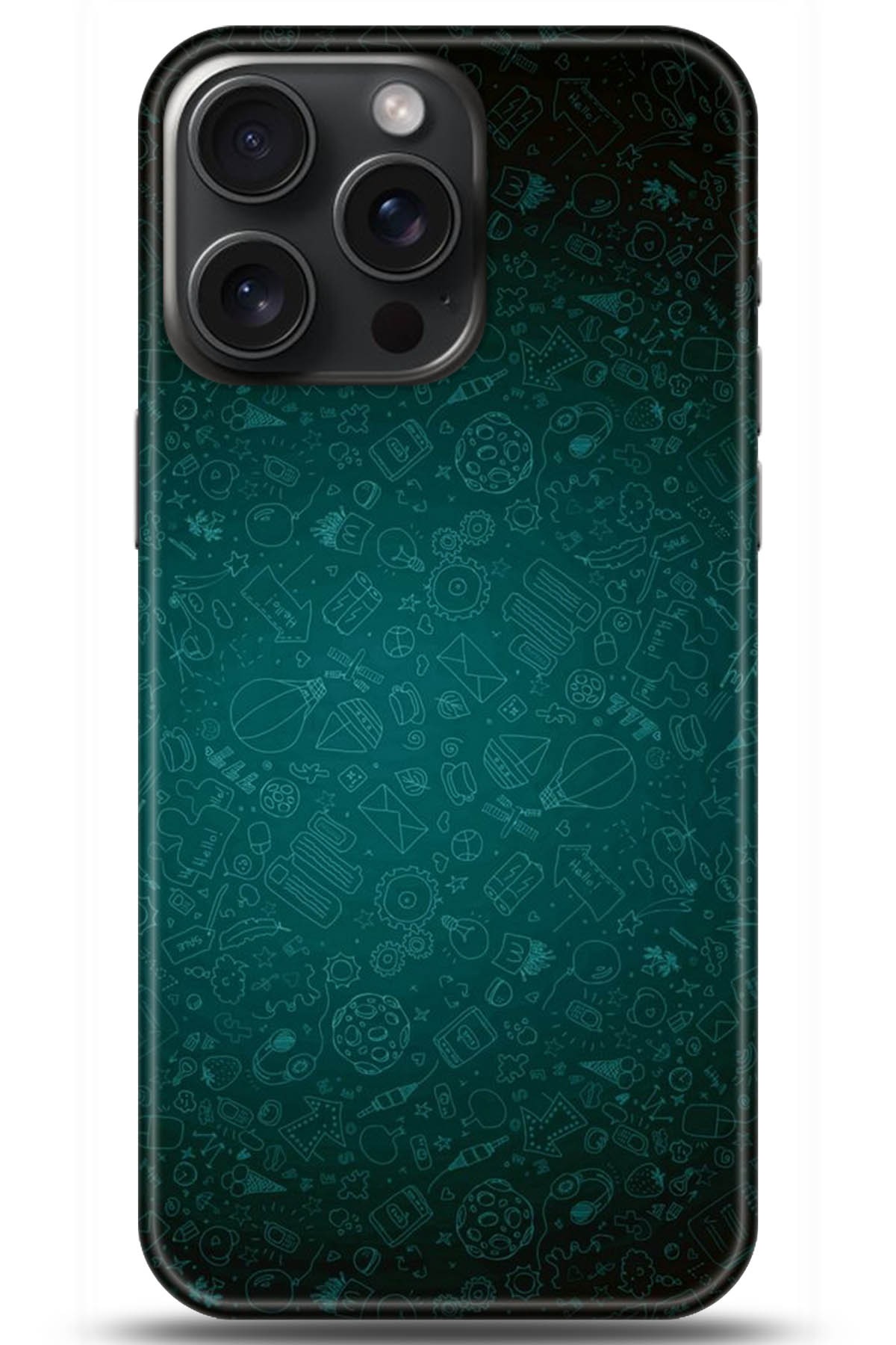 Apple iPhone 15 Pro Uyumlu Kılıf HD Baskılı Kılıf - Followed Institution 5255