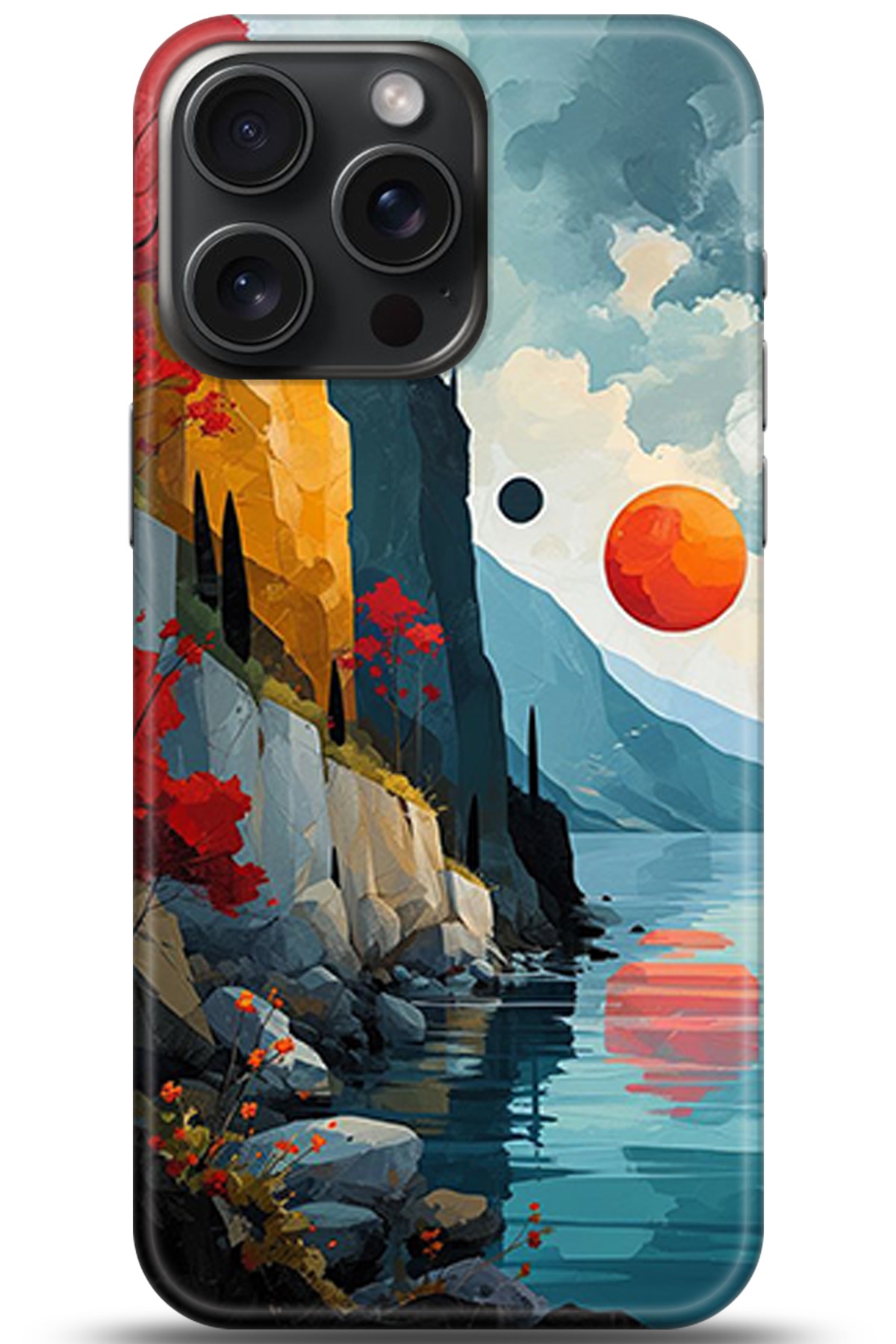 Apple iPhone 15 Pro Uyumlu Kılıf HD Baskılı Kılıf - Followed Institution 5368