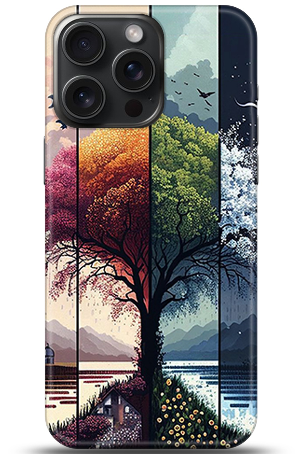 Apple iPhone 15 Pro Uyumlu Kılıf HD Baskılı Kılıf - Followed Institution 5369